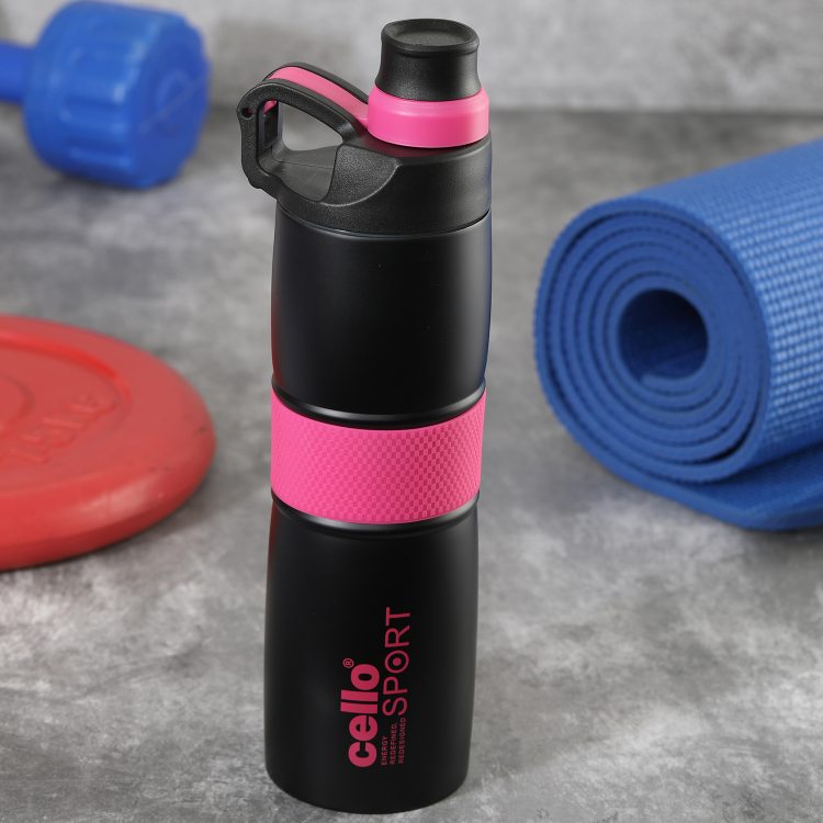 Cello Force Flask, Vacusteel Water Bottle, 700ml