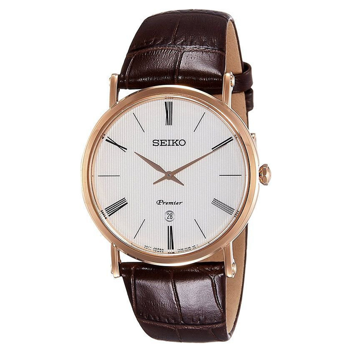 Seiko Premier Silver Dial Men 40.7mm - view 3
