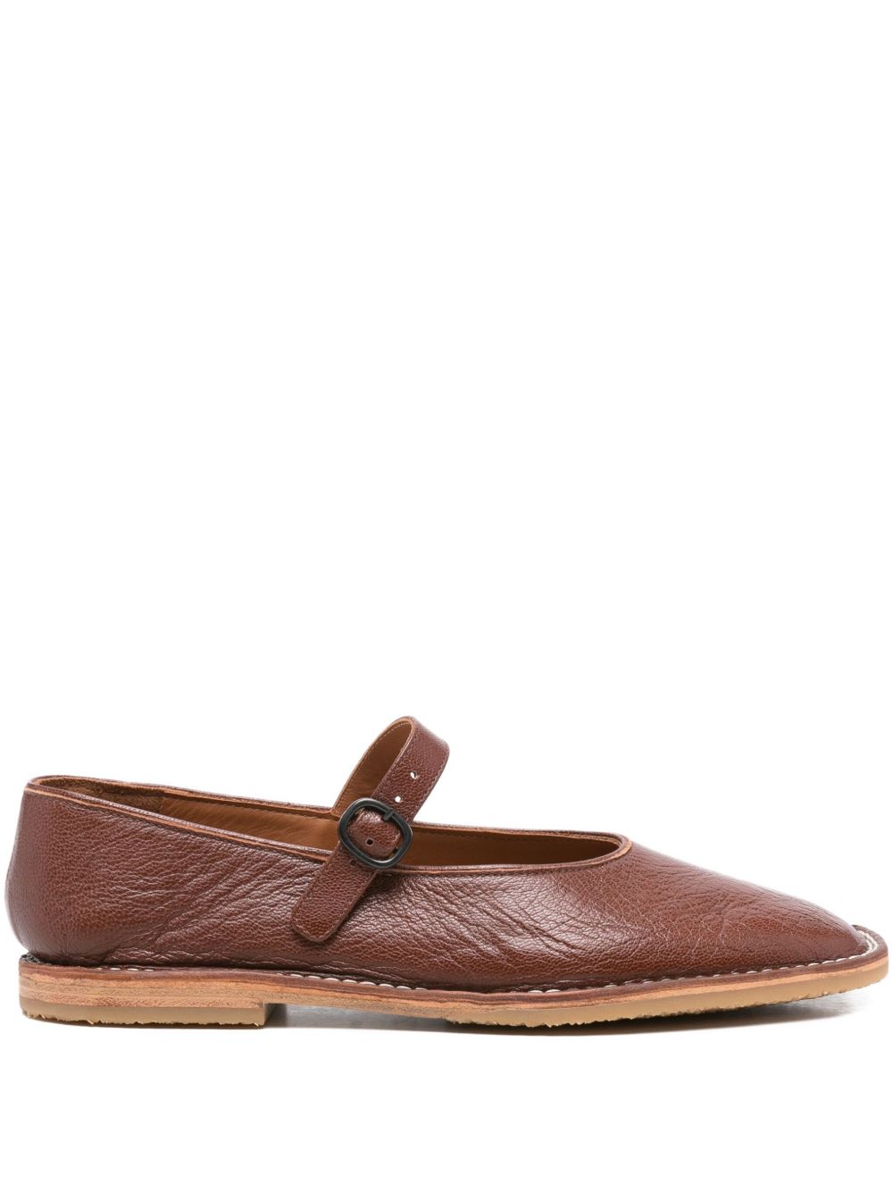 Hereu Brava leather ballet flats
