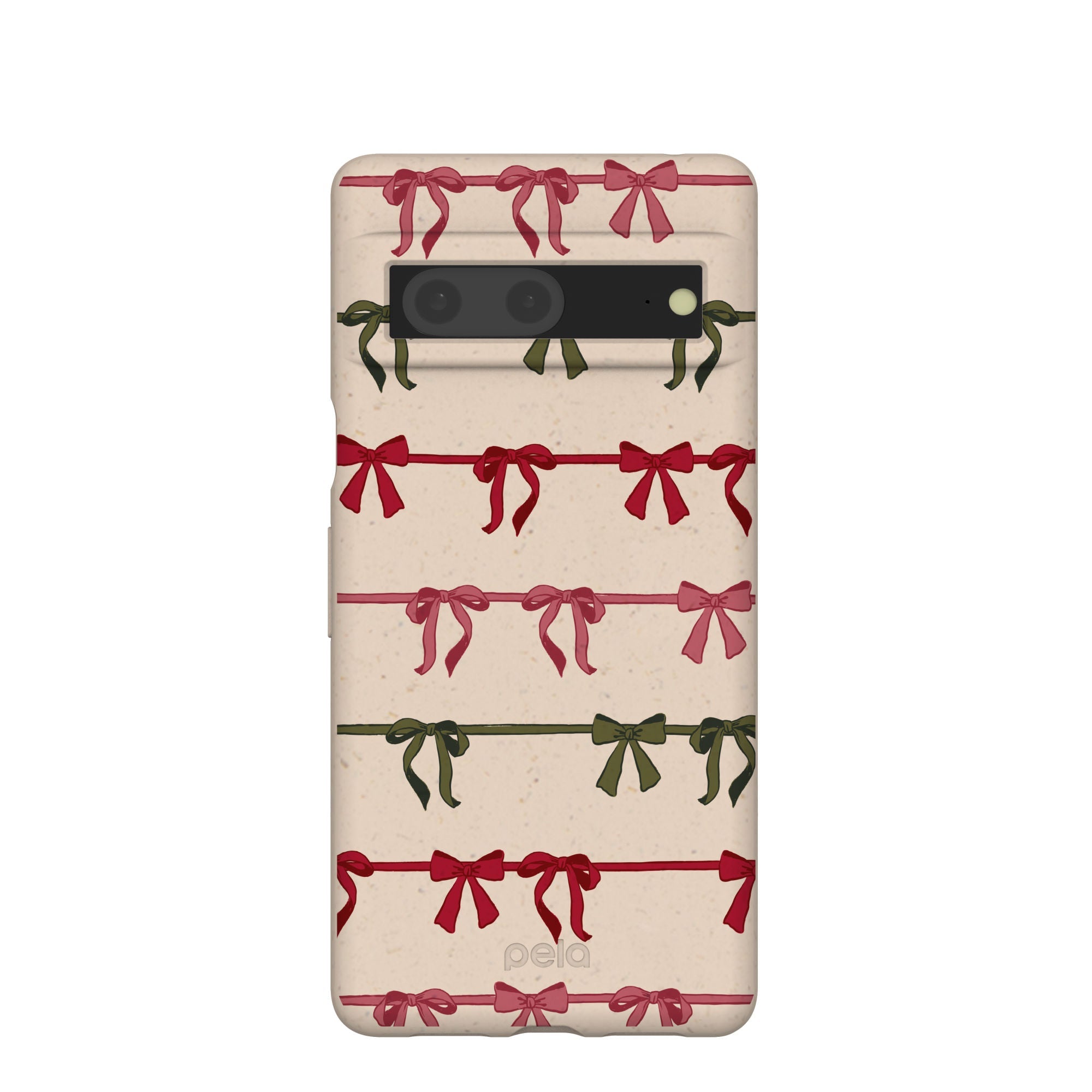 Pela Case Seashell Holiday Bows Google Pixel 7 Case
