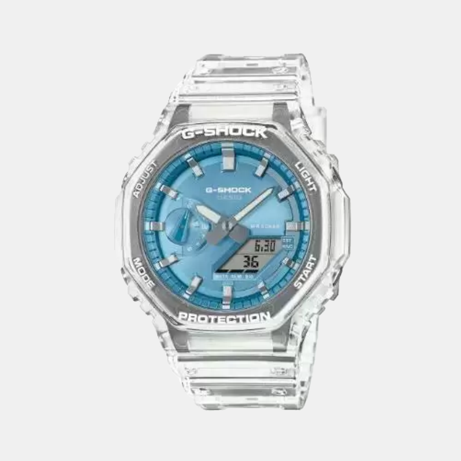 Casio G-Shock Men Quartz Blue Dial Analog-Digital Resin Watch G1690