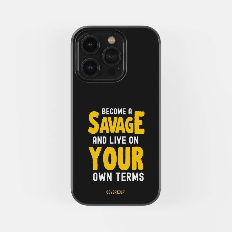 Cover It Up Become A Savage Glass Case