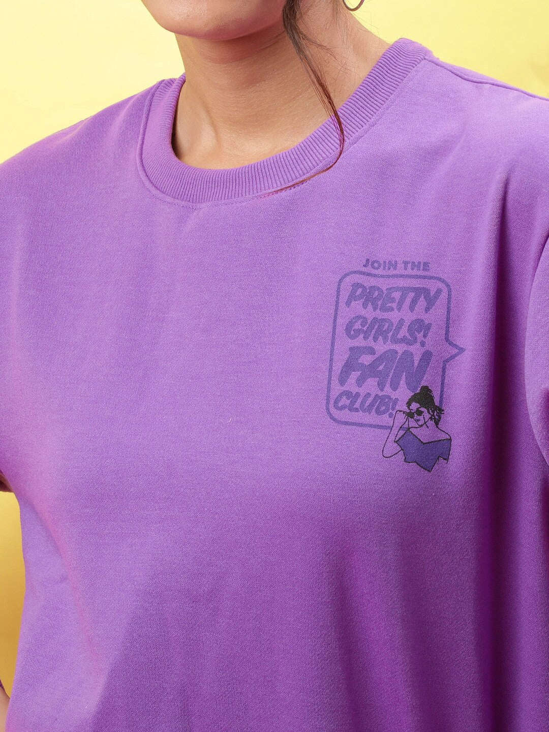 Freehand By The Indian Garage Co Women's Back Printed Regular Fit Sweatshirt - view 2