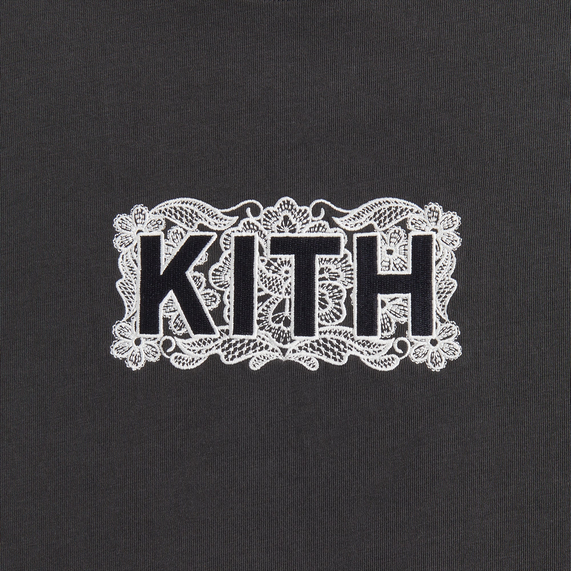 Kith Women Floral Lace Vintage Tee - Black - view 4