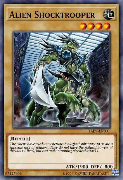 Yu-Gi-Oh! Alien Shocktrooper - TAEV-EN001 - Common - Unlimited