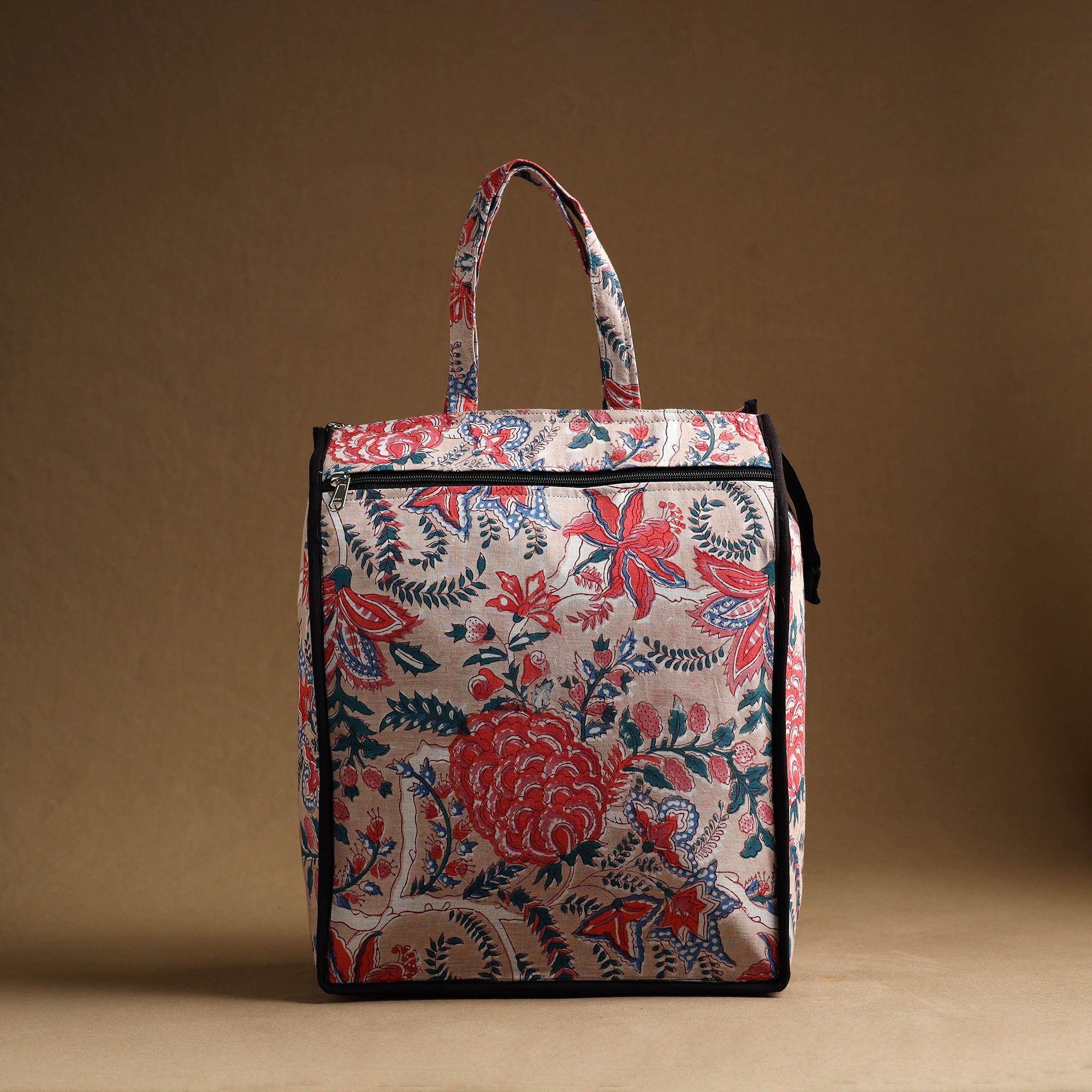 NOORI BAZAR Brown - Handmade Cotton Shopping Hand bag 05