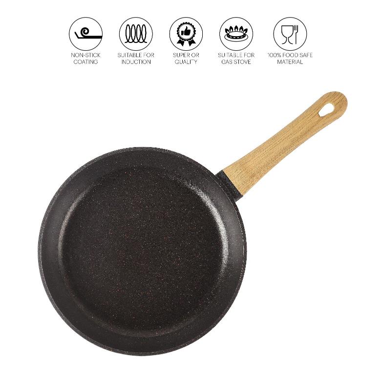 Cello Castello Die Cast Induction Base Taper Fry Pan - view 5