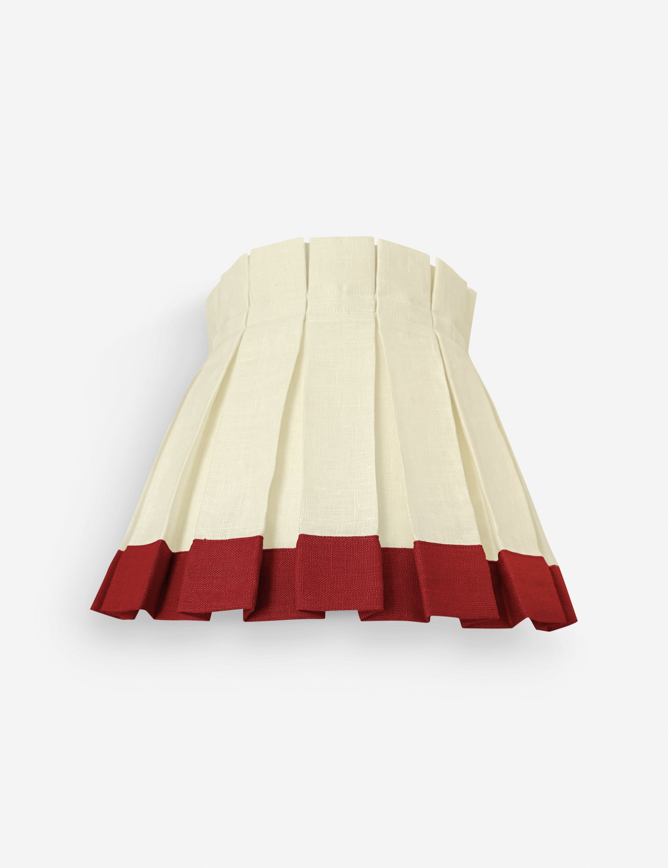 Lulu and Georgia Color Block Classic Box Pleat Lampshade by Cielle Home - view 5