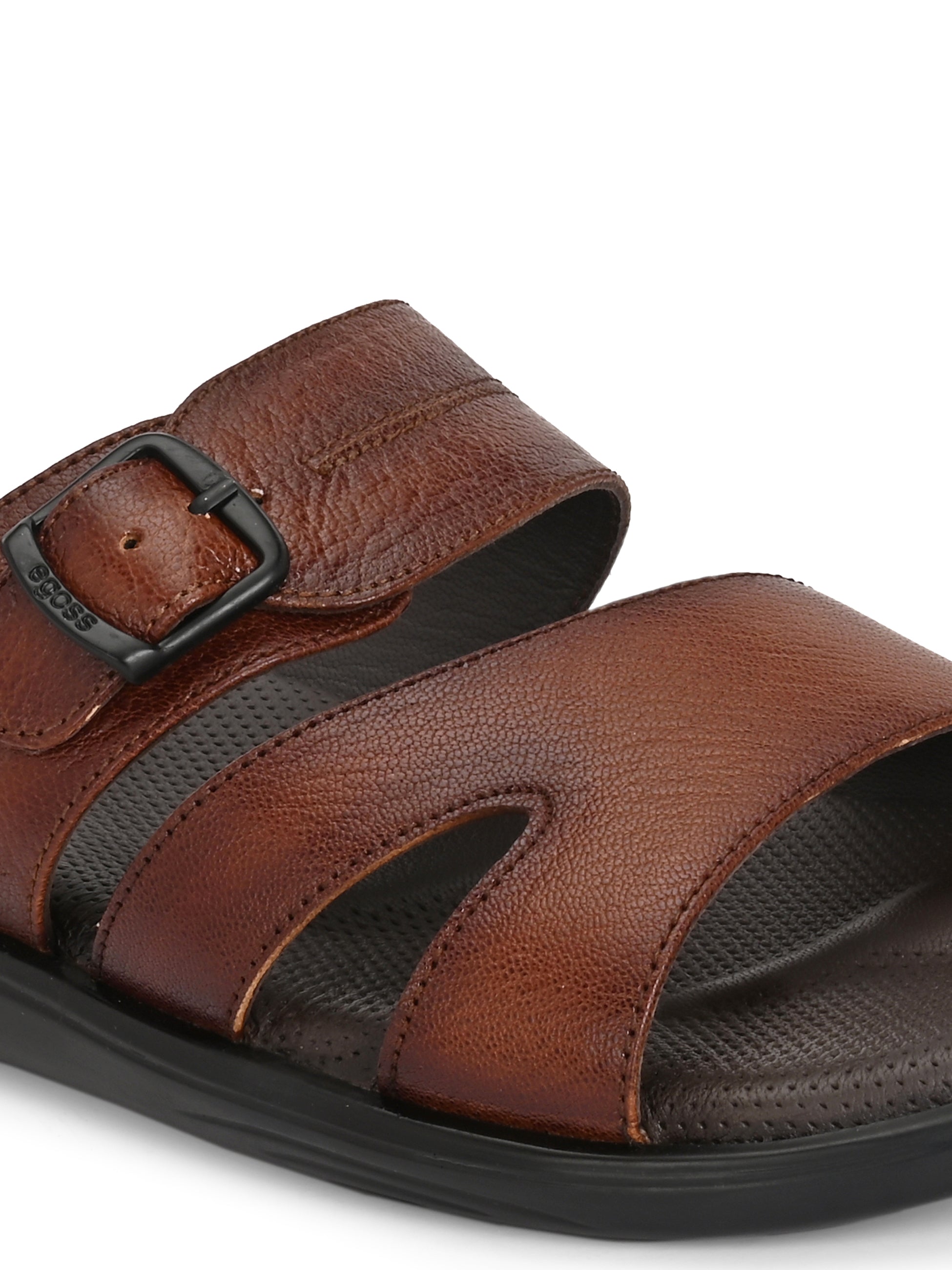 Egoss Shoes Egoss Leather Slippers For Men
