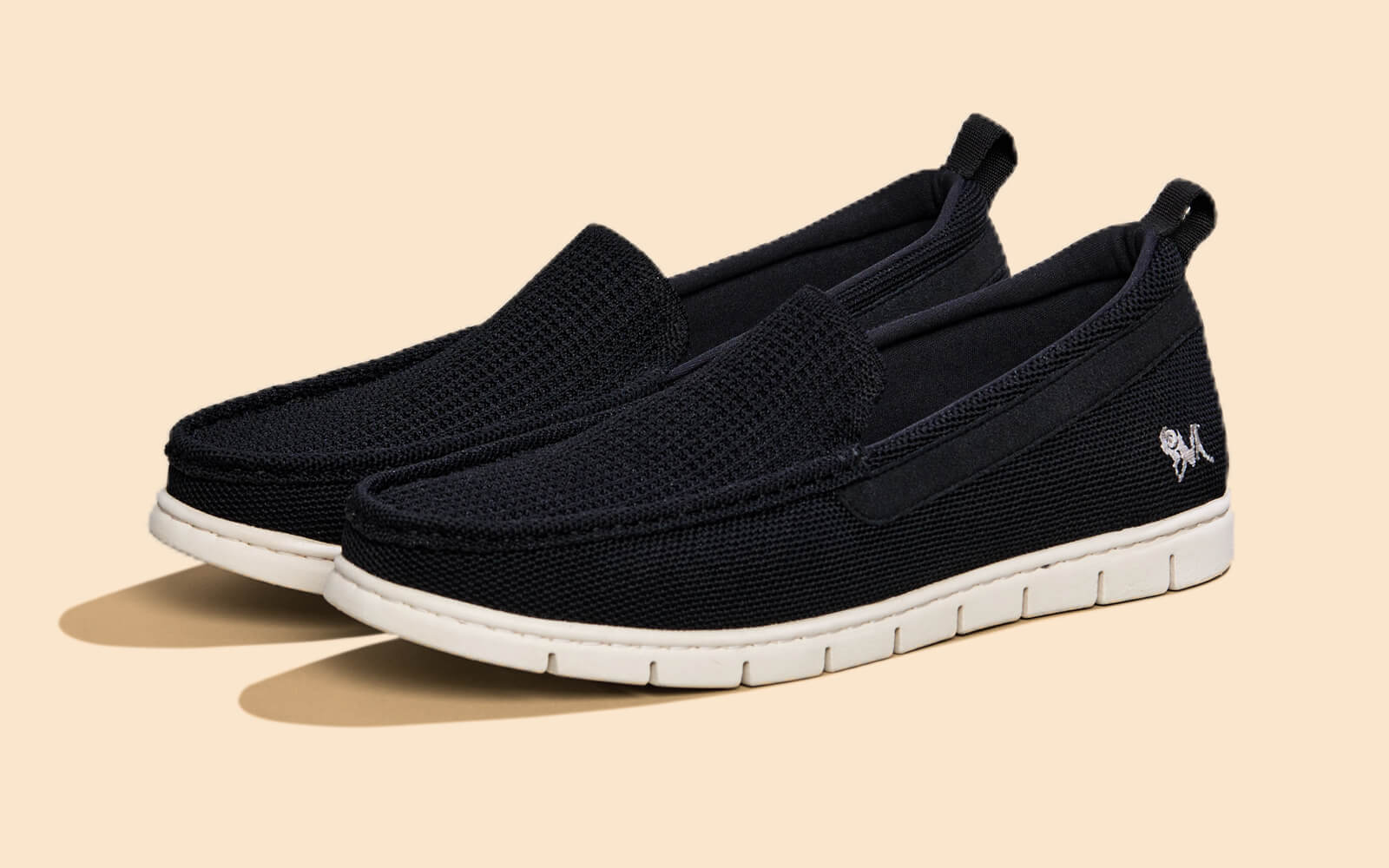 Neeman's Flex Knit Loafers : Black - view 4