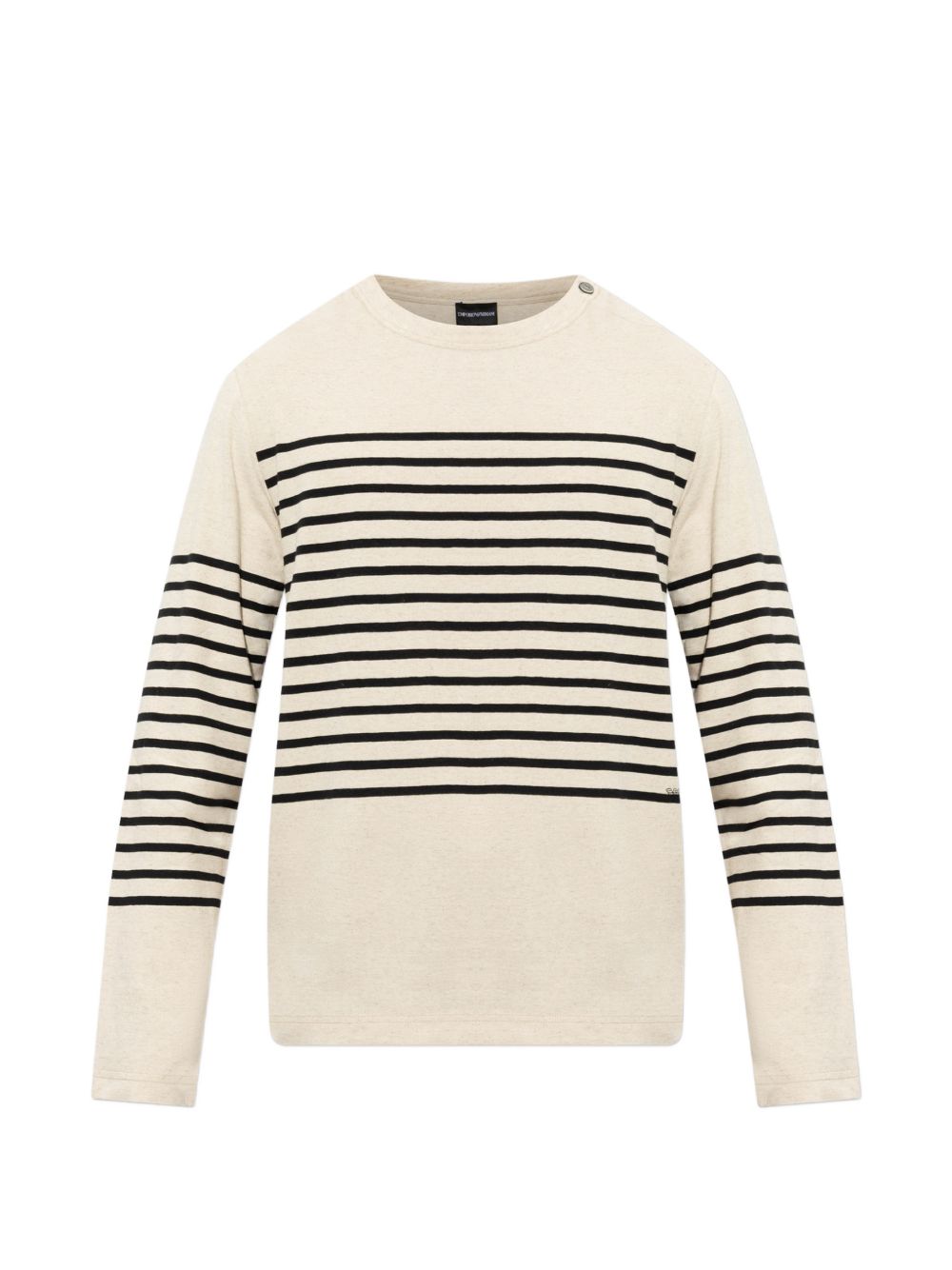 Emporio Armani Knit Sweater – 67% Cotton, 33% Linen