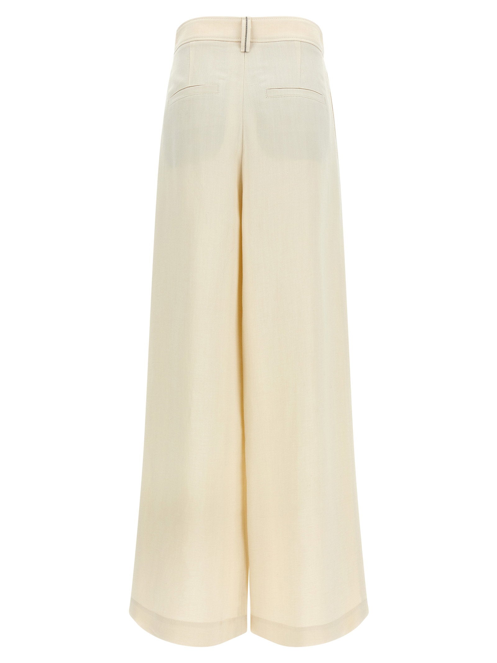 Brunello Cucinelli Crossed Pants – 72% viscose, 28% linen - view 2