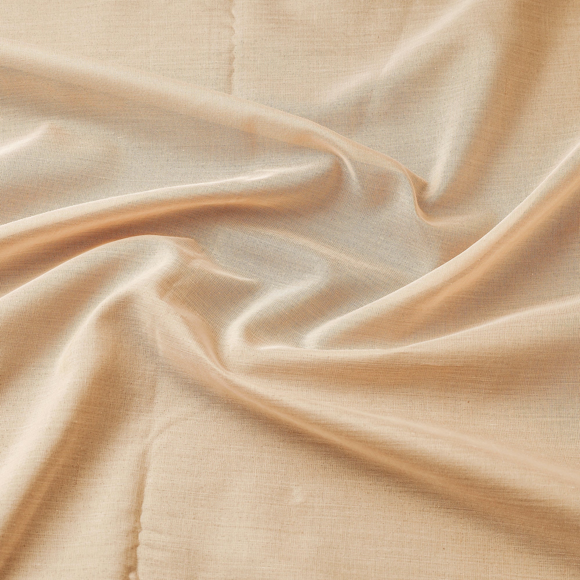 ITOKRI CRAFTS INITIATIVE Beige - Maheshwari Cotton Handloom Fabric - view 3