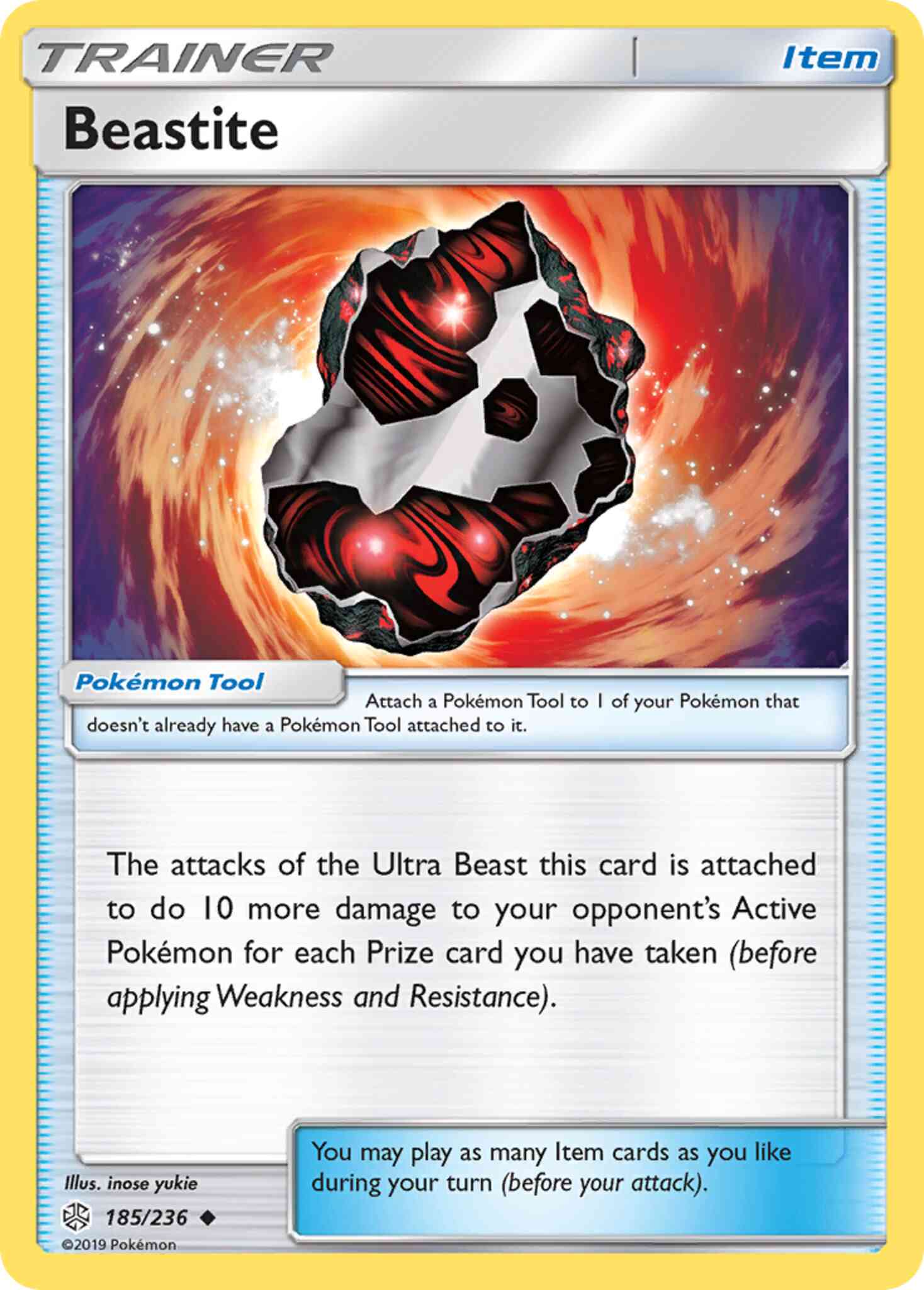 Uncommon sm12-185 non-holo – Pokémon Beastite - 185/236 - Uncommon [sm12-185] [Non-Holo]