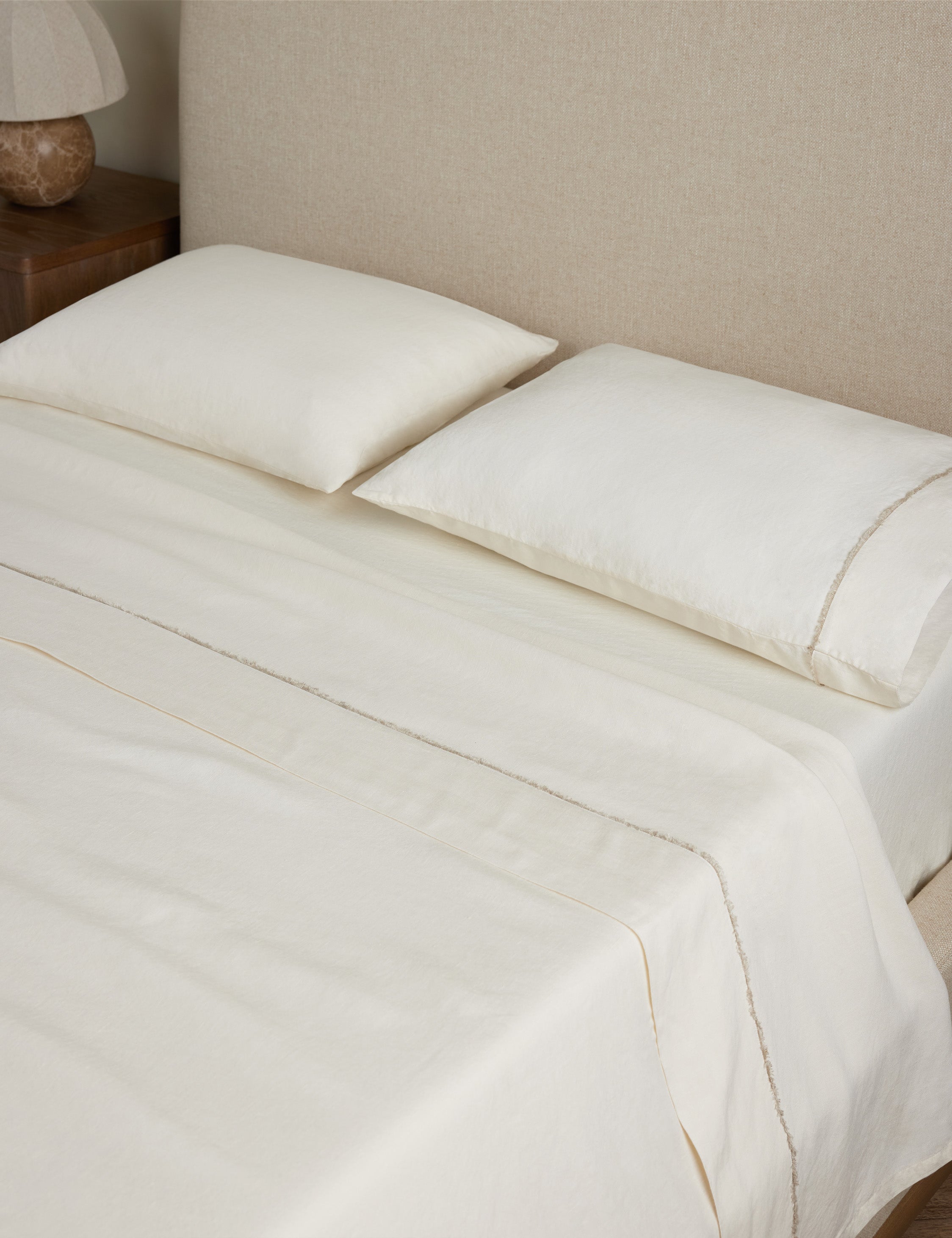 Linen bamboo sheet – Lulu and Georgia Yuka European Flax Linen® Bamboo Sheet Set by DISC Interiors