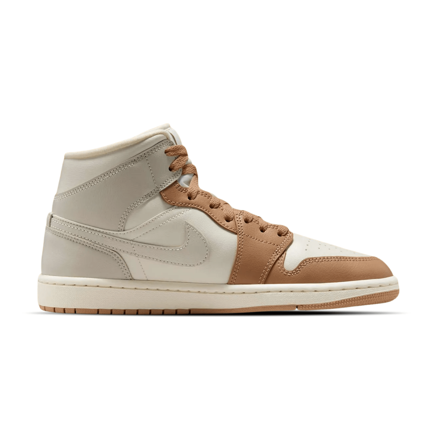 HYPE ELIXIR Jordan 1 Mid Tan Toe (Women's)