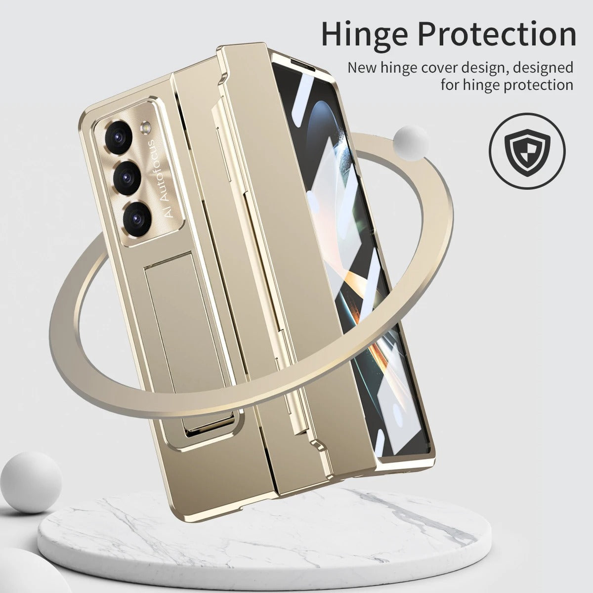 Million Cases Smudge Free Hinge Protected Kickstand Case - Samsung - view 5