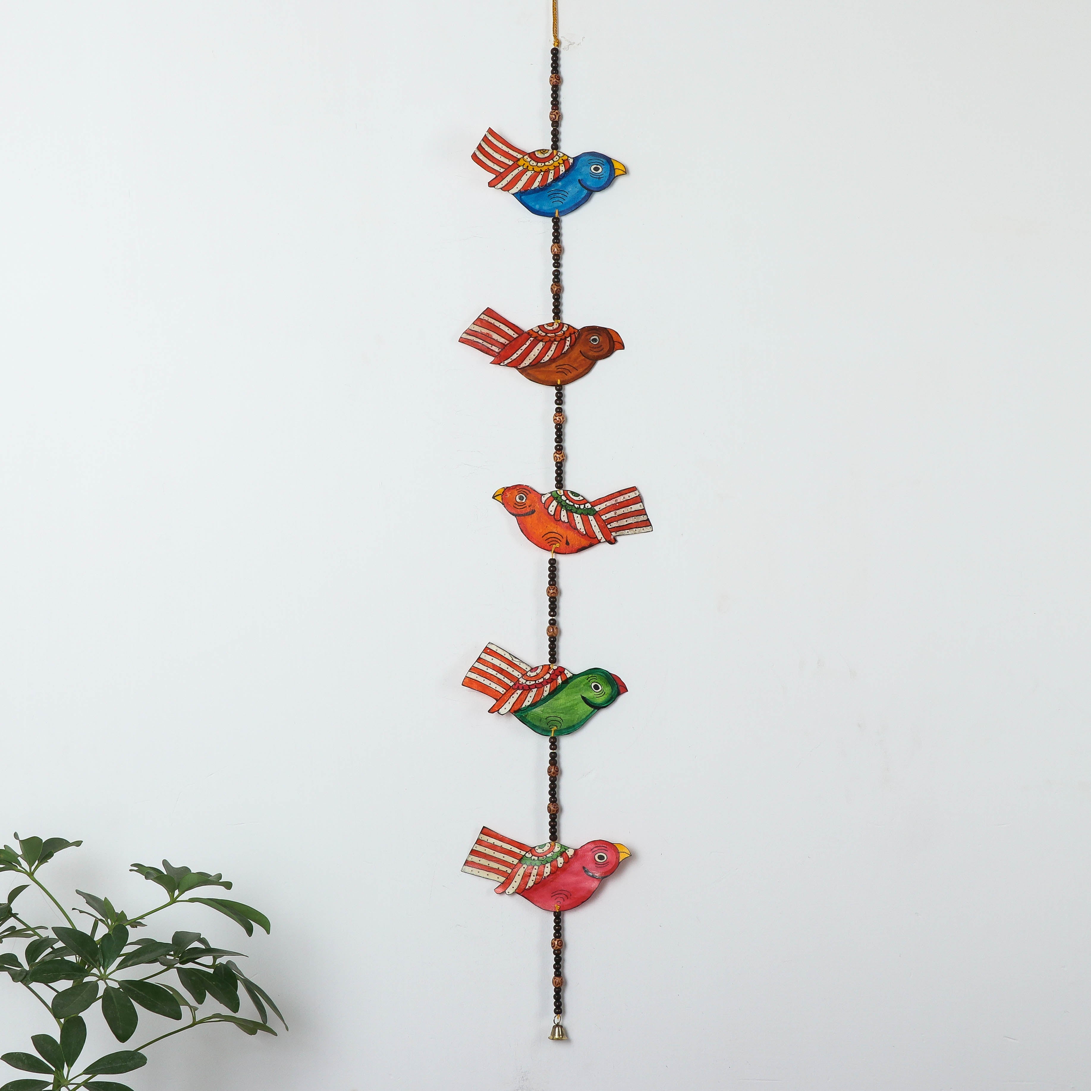 ITOKRI CRAFTS INITIATIVE Bird - Tholu Bommalata Leather Puppet Wall Hanging