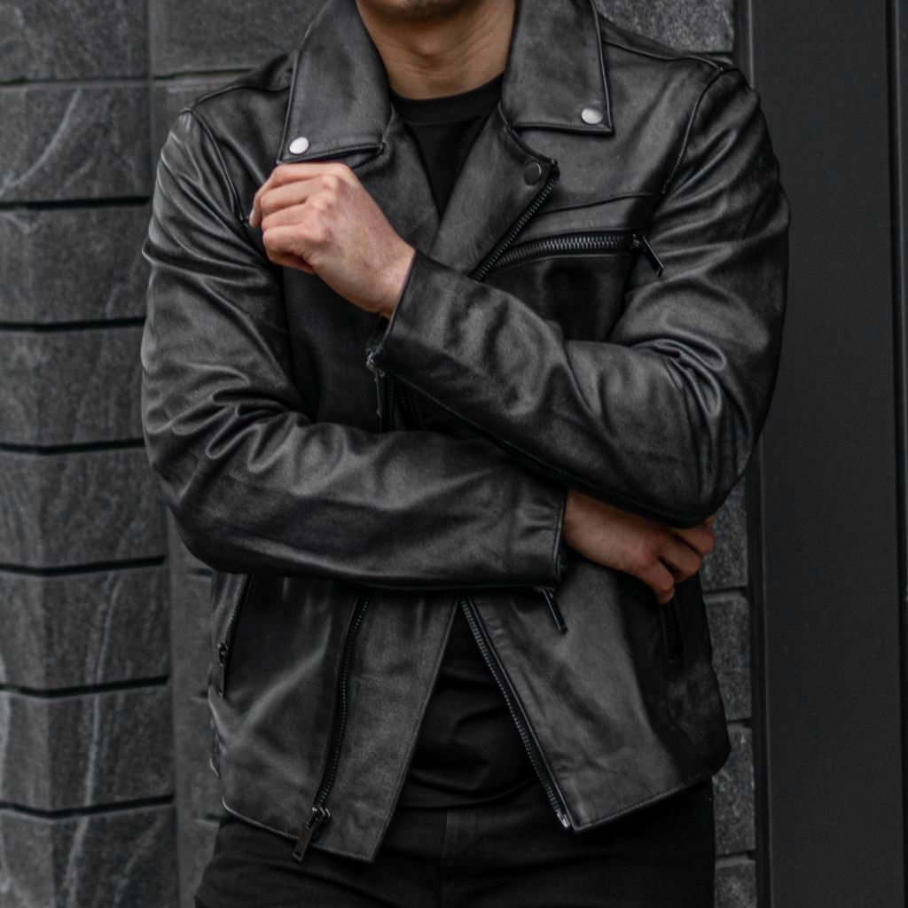 Thursday Boots - Seconds - Men's Jackets [S] Motorcycle Jacket | Distressed Black - view 2