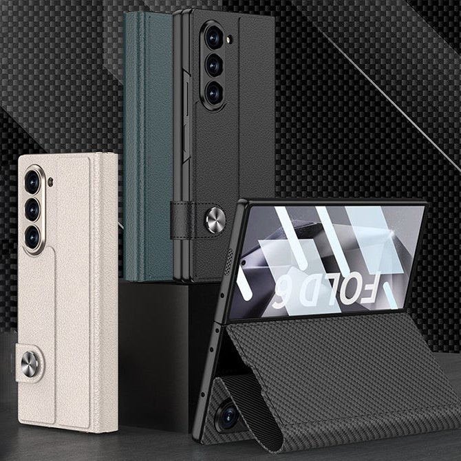 Million Cases Galaxy Z Fold6 Rich Luxe Corporate Leather Case - view 6