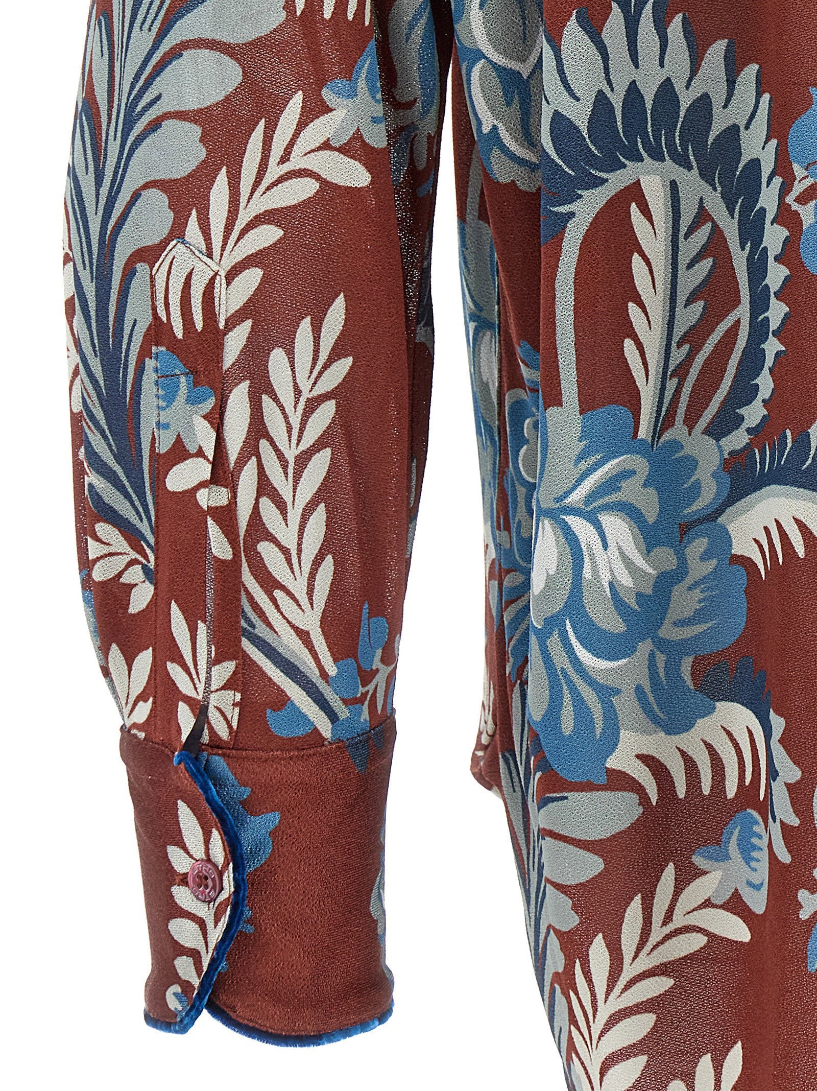 Etro Floral Foliage Shirt – 100% viscose - view 4