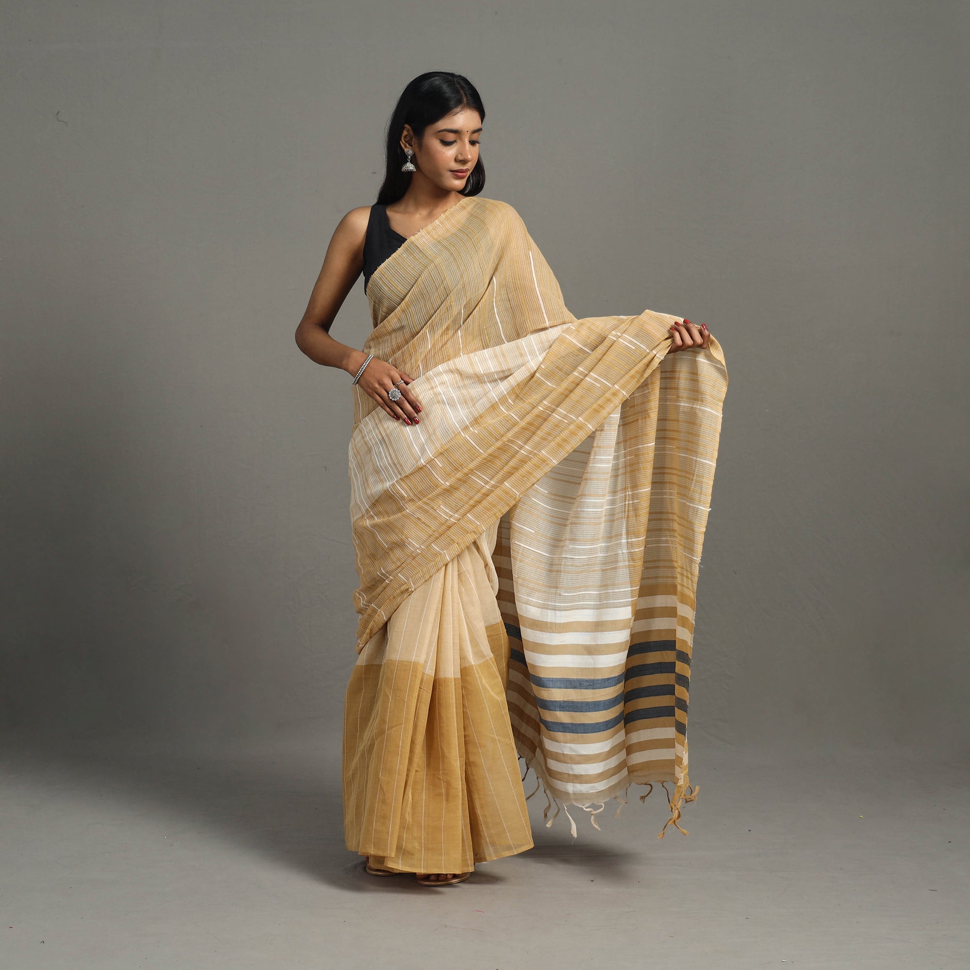 CHITRIKA Stripes Cotton Handloom Saree 29 – Women's - view 2