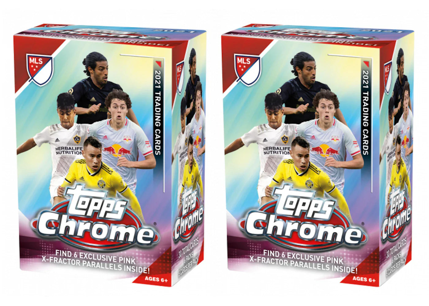 2021 Topps Chrome MLS Soccer Blaster Box 2x Lot