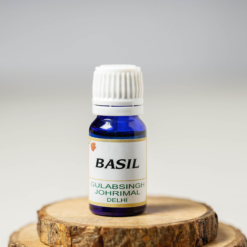 GULAB SINGH JOHRIMAL - ESTD. 1816 Basil - Natural Essential Unisex Perfume Oil 10ml