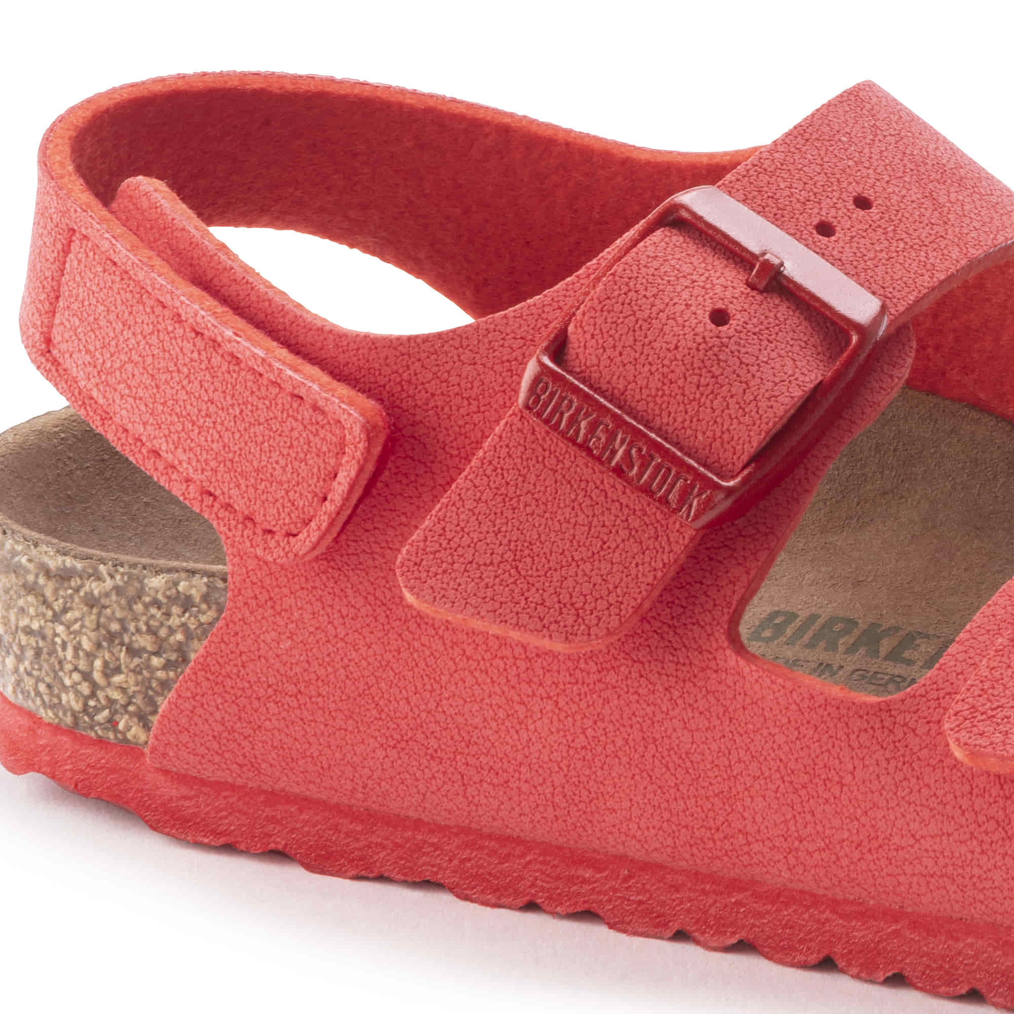 Birkenstock Milano Kids Birko-Flor Nubuck – Red Red/Active Red - view 5