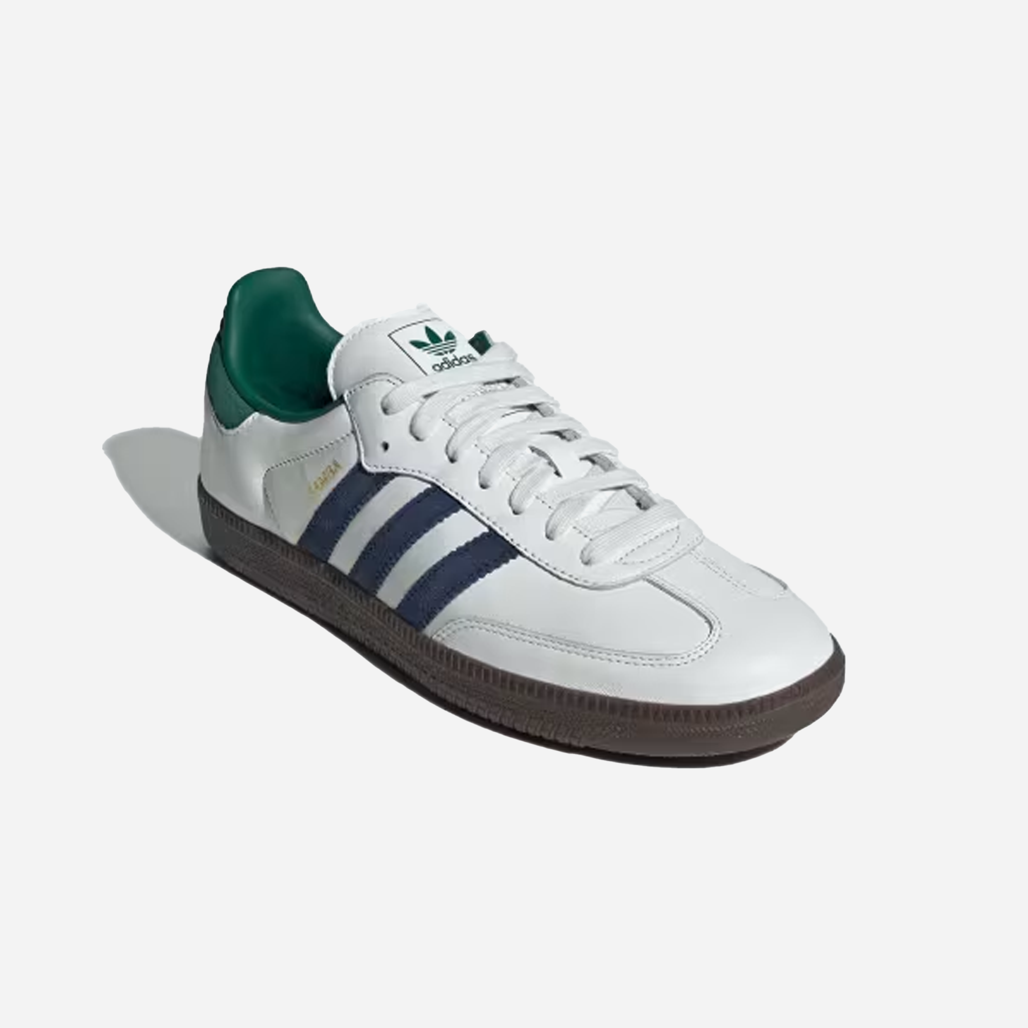 Adidas Samba OG Shoes Navy White Collegiate Green - view 2
