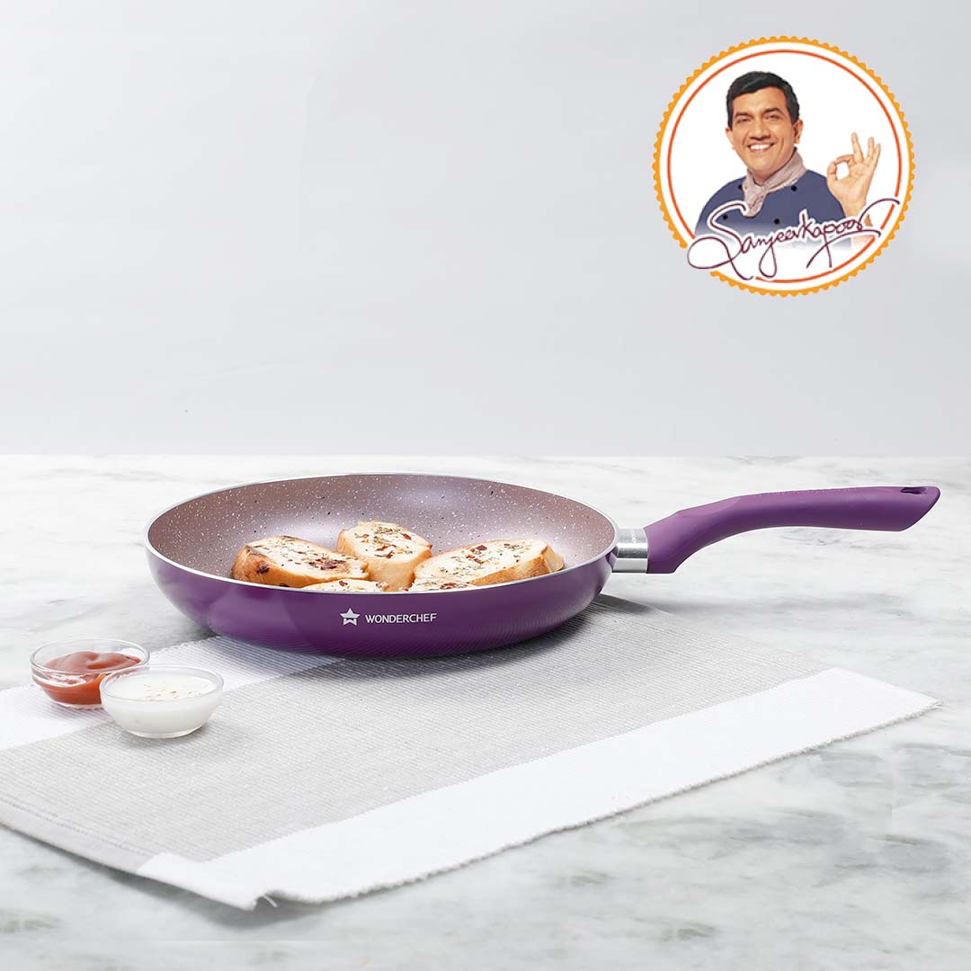 Wonderchef Royal Velvet Non-Stick 26 cm Fry Pan with Induction Bottom