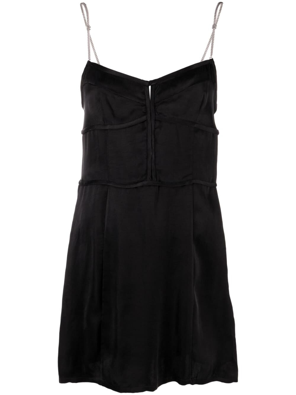 Palm Angels Chain-straps mini dress – 100% Cupro