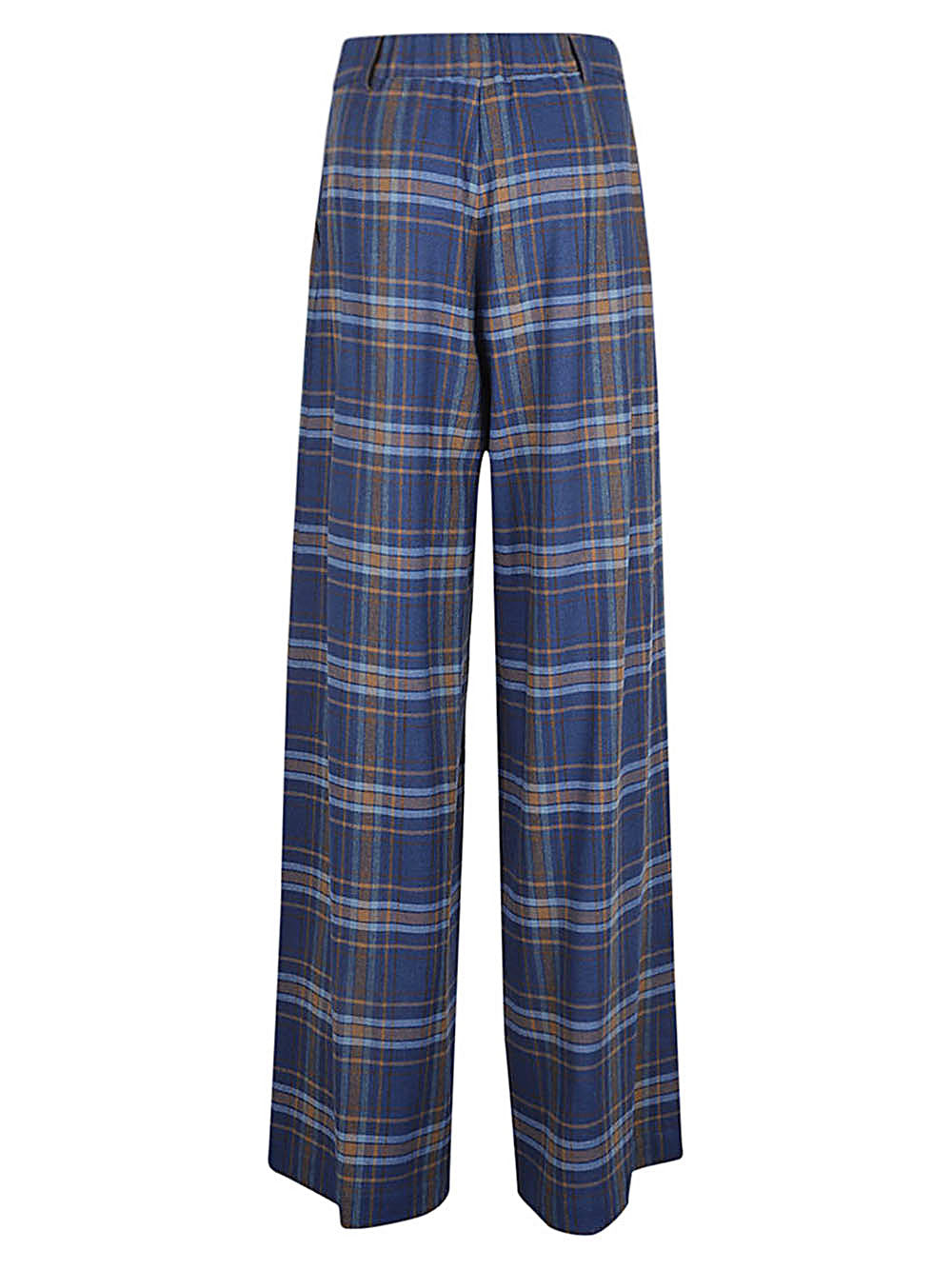 Niu Wide leg checked trousers - view 2