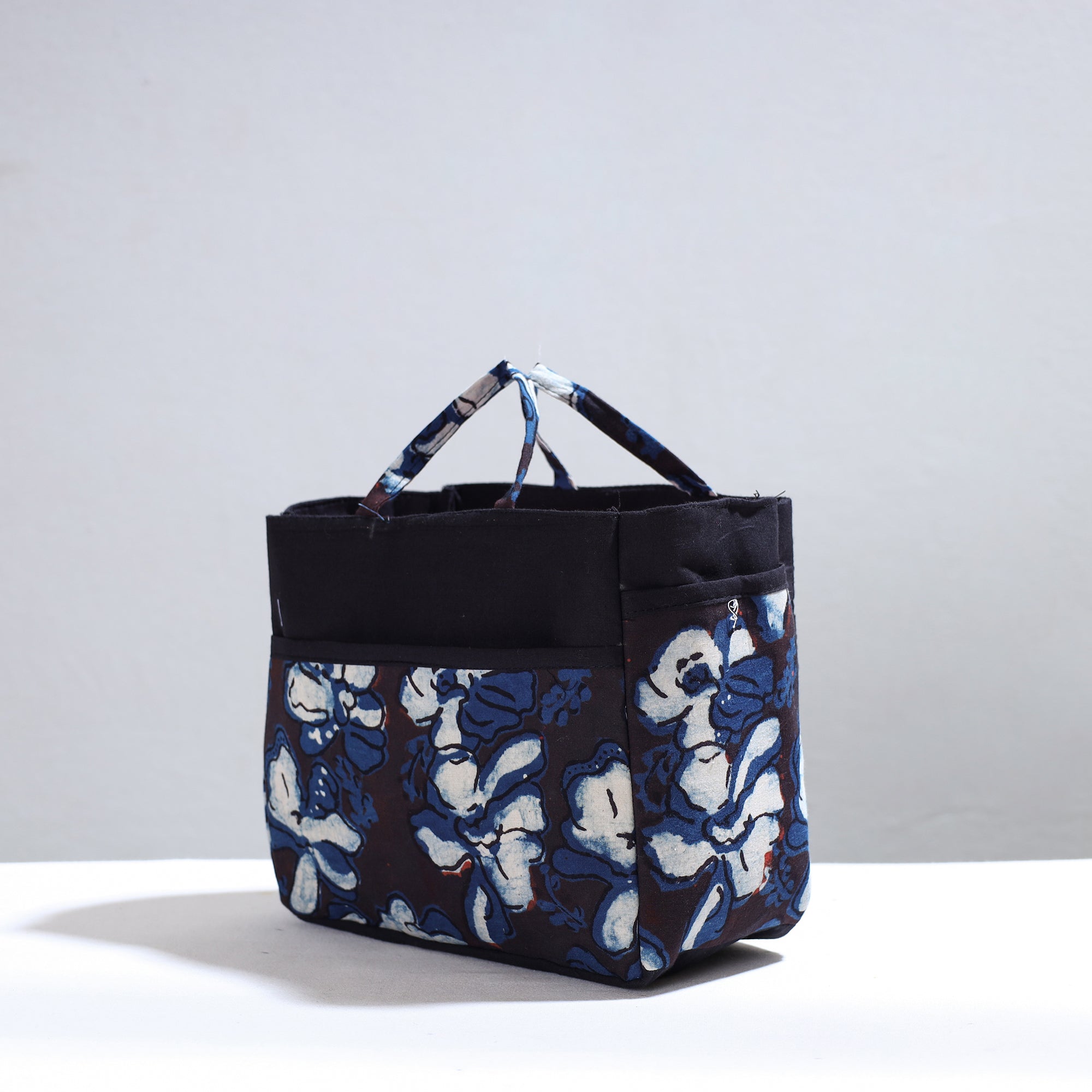 NOORI BAZAR Black - Handmade Cotton Multipurpose Cosmetic/Toiletry Bag 11 - view 2
