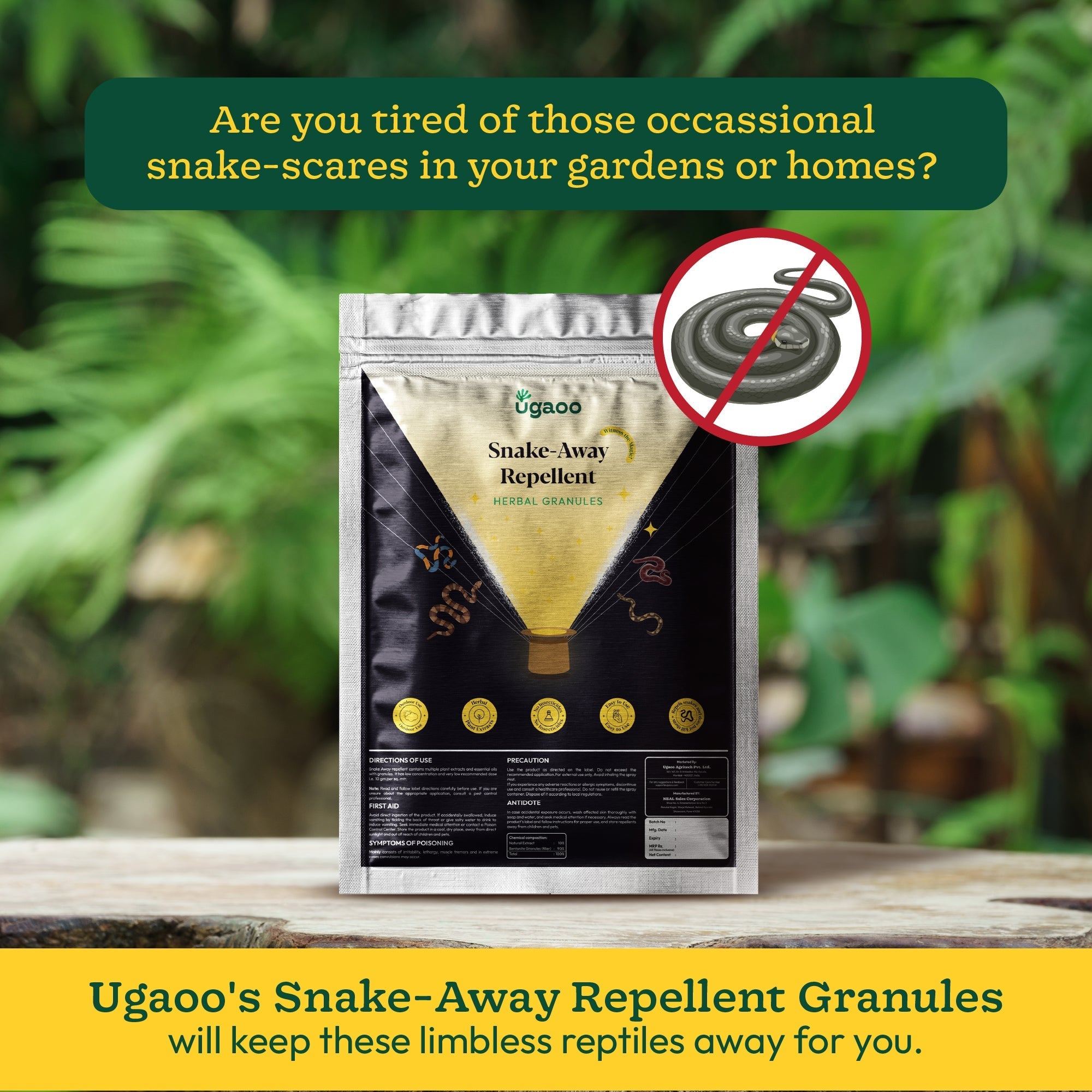 Ugaoo Herbal Snake Repellent Granules - 1 Kg - view 2