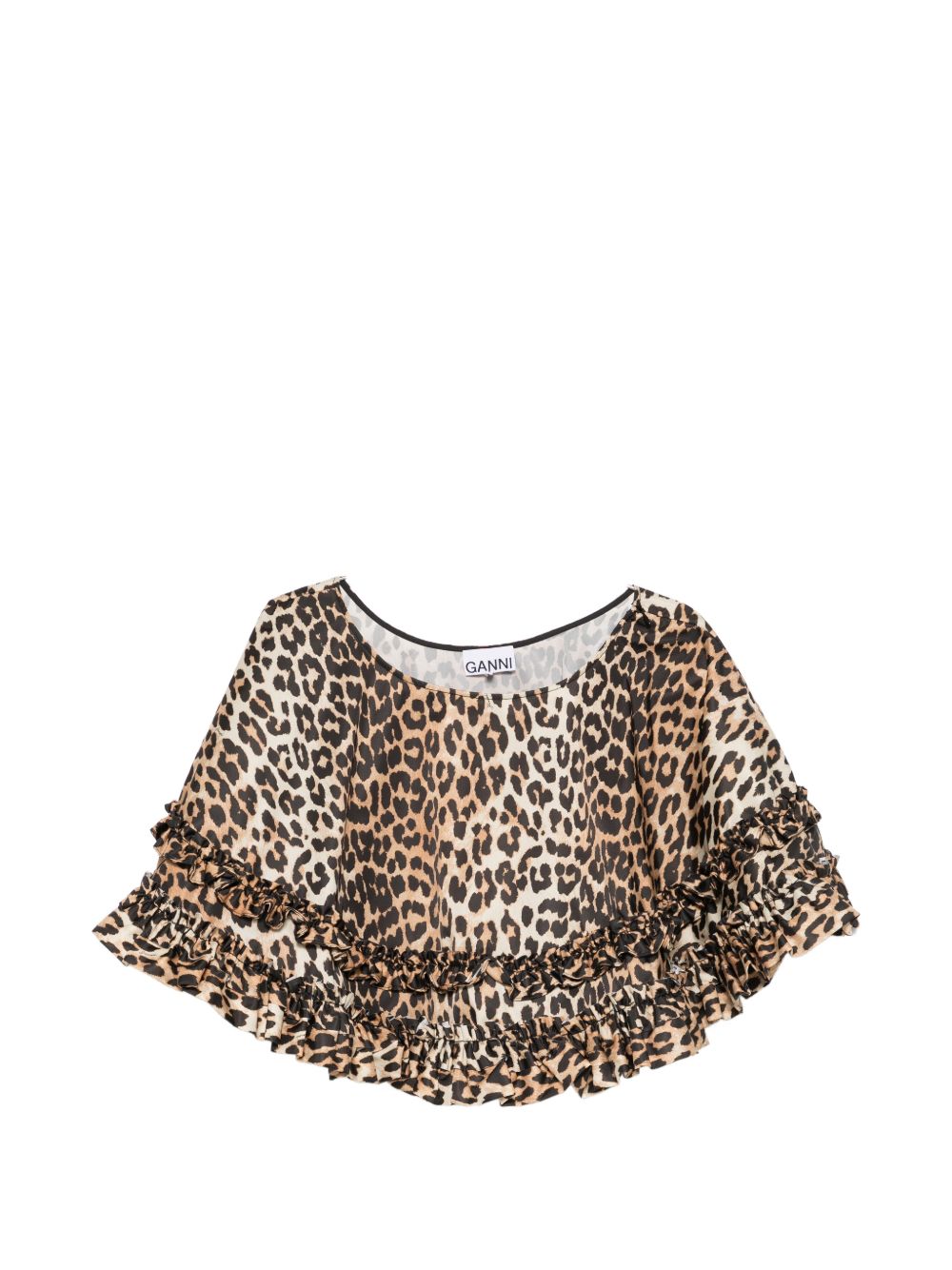 Ganni Nylon mini skirt – 100% Recycled Polyamide