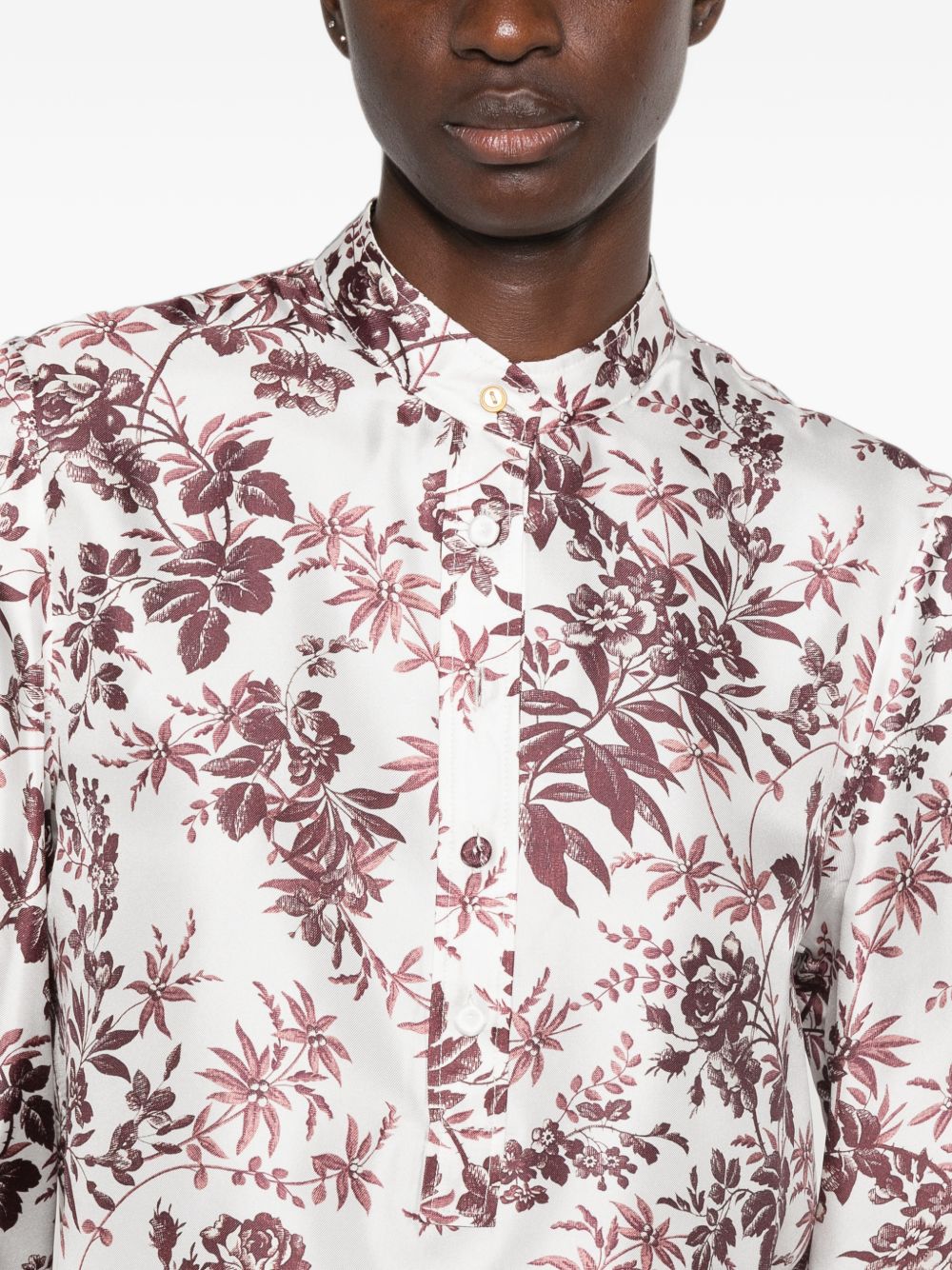 TRAME AUREE Shirt – SILK 100% - view 4