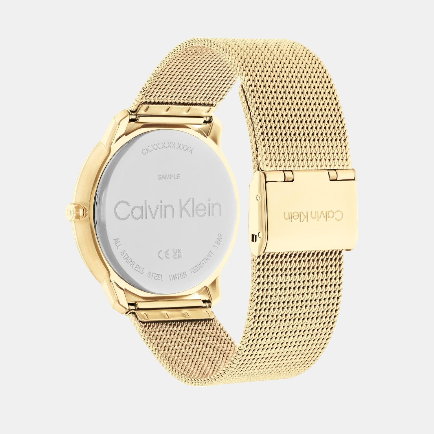 Calvin Klein Ck Iconic Unisex Quartz Blue Dial Analog Stainless Steel Watch 25200153 - view 3