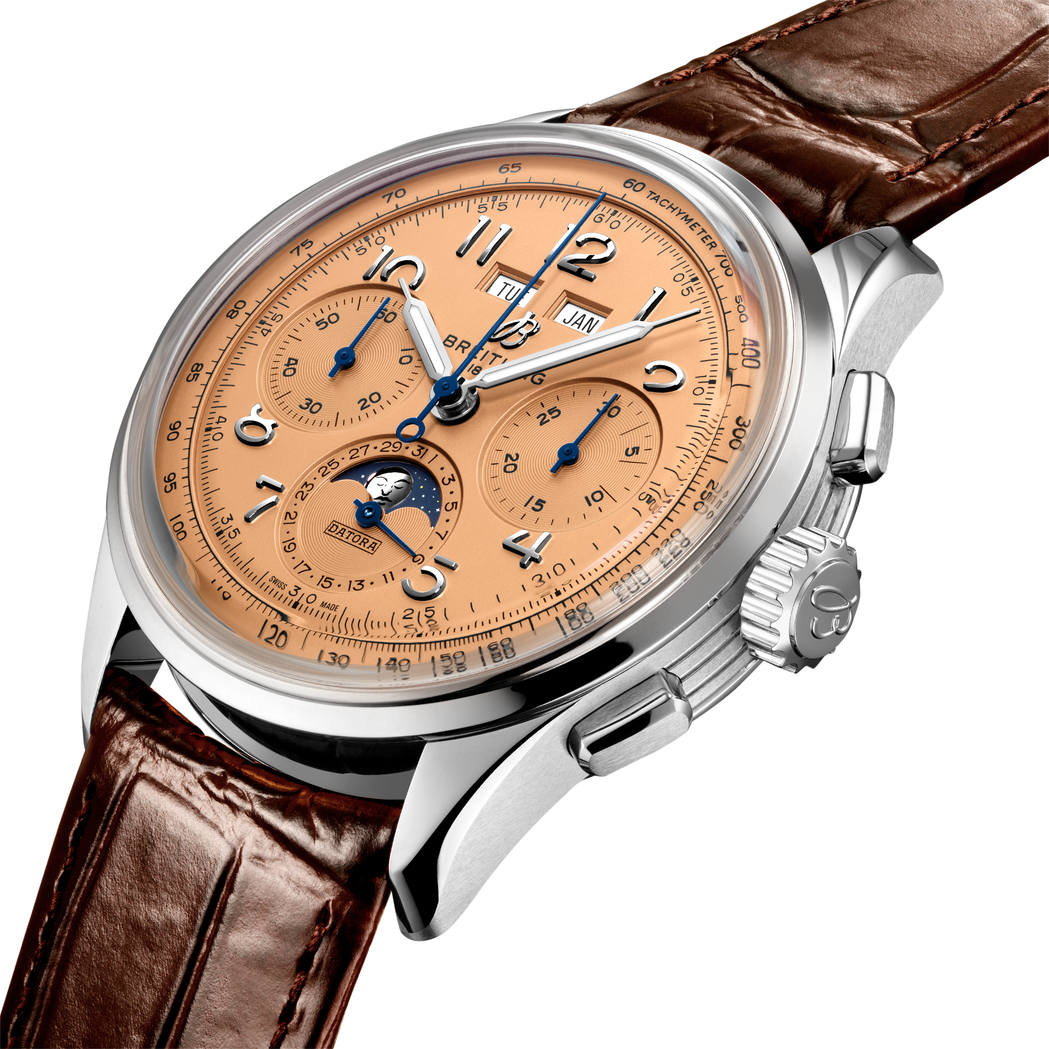 Breitling Premier B25 Datora Champagne Dial Men 42mm