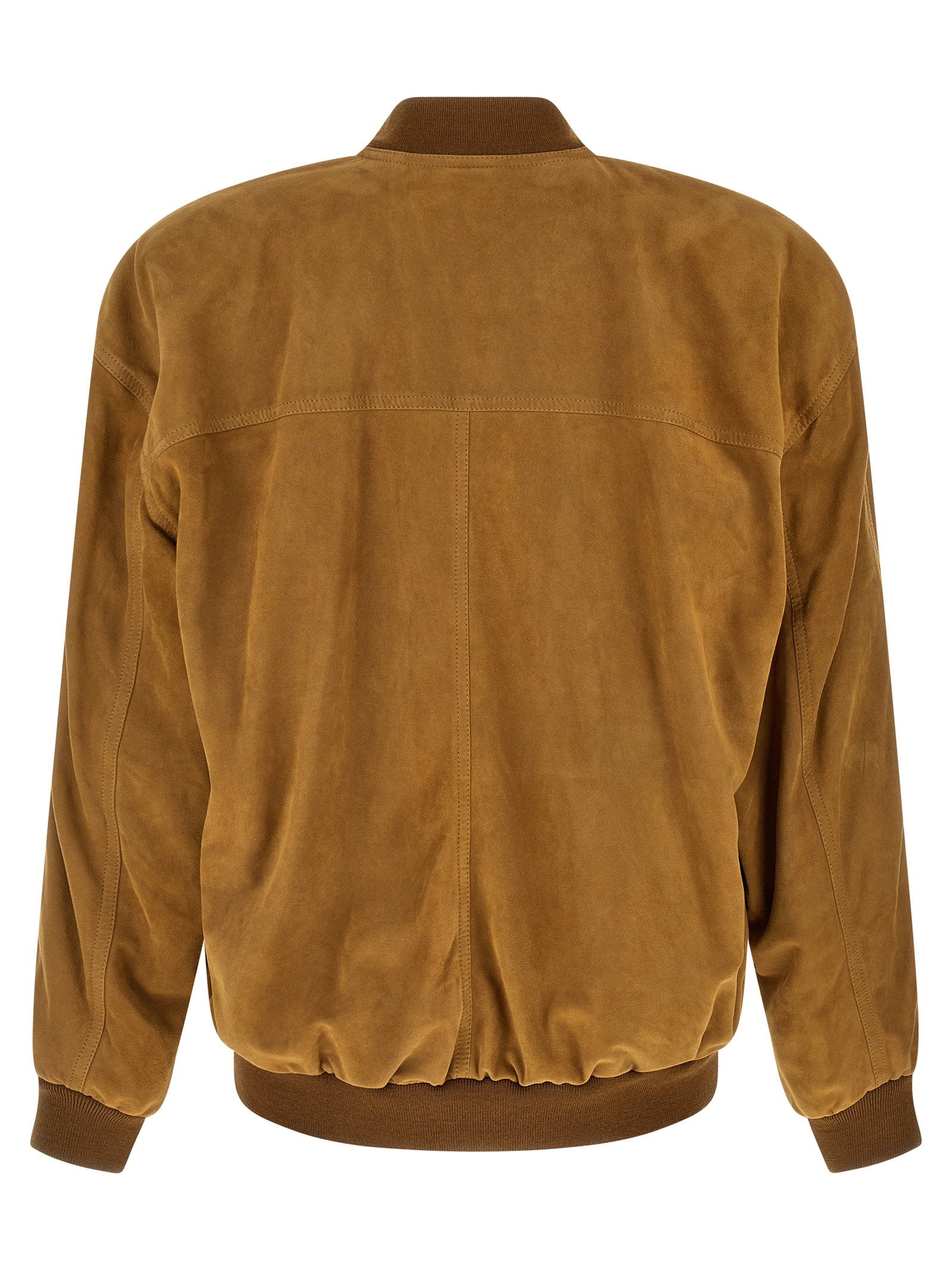 Saint Laurent Suede Bomber Jacket - view 2