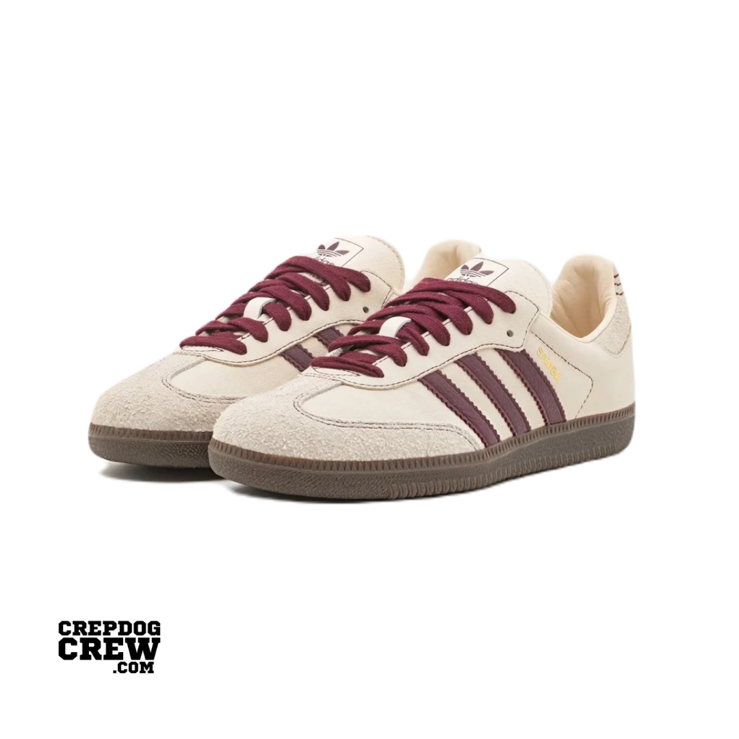 Adidas Samba Og Wonder White Maroon (w) – BEIGE