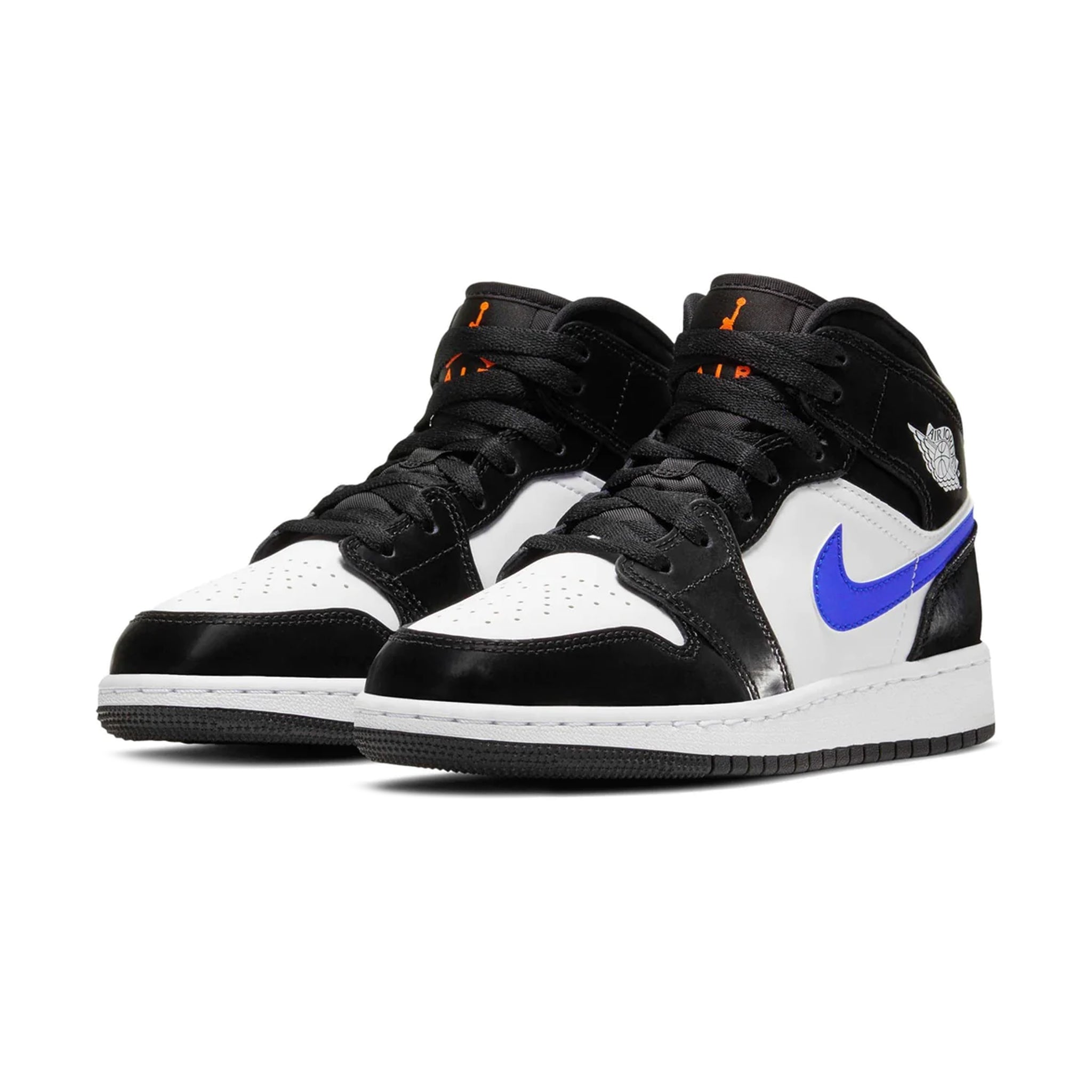 Air Jordan 1 Mid Black Racer Blue (GS) - view 2
