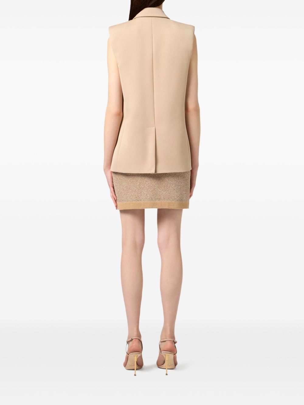 Elisabetta Franchi Wool knitted skirt – 100%WO - view 5