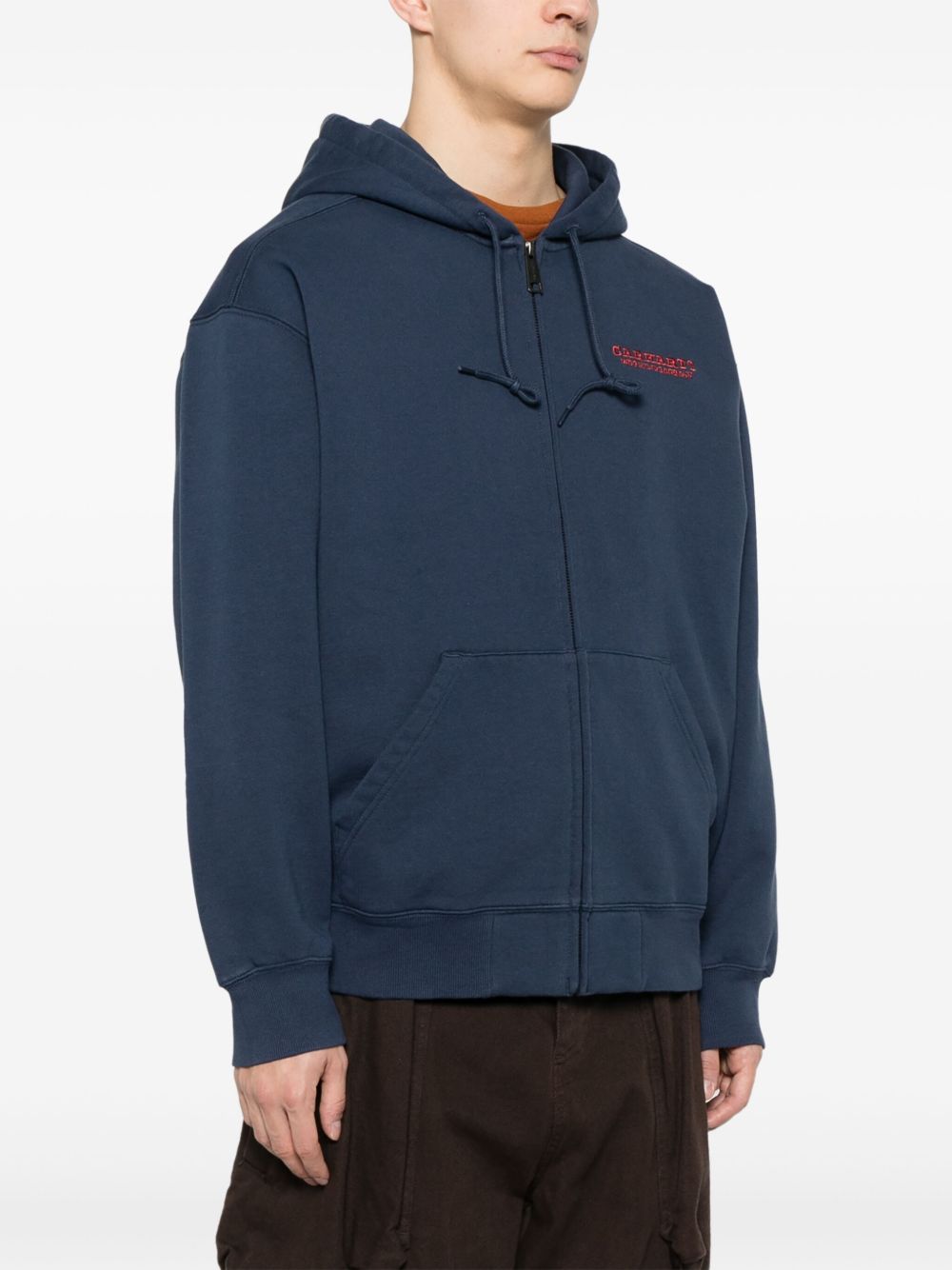Carhartt Wip Pre drawstring hoodie – Cotton 80% polyester 20% - view 2
