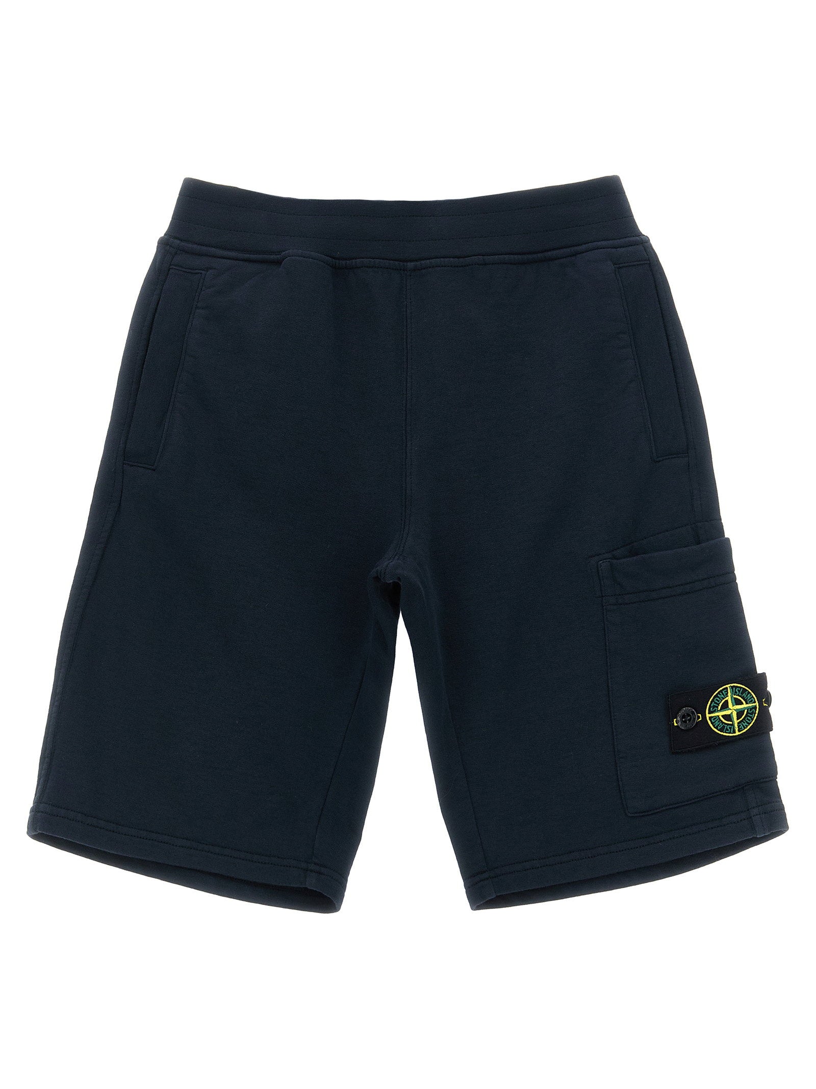 Stone Island Junior Cargo Bermuda Shorts – 100% cotton