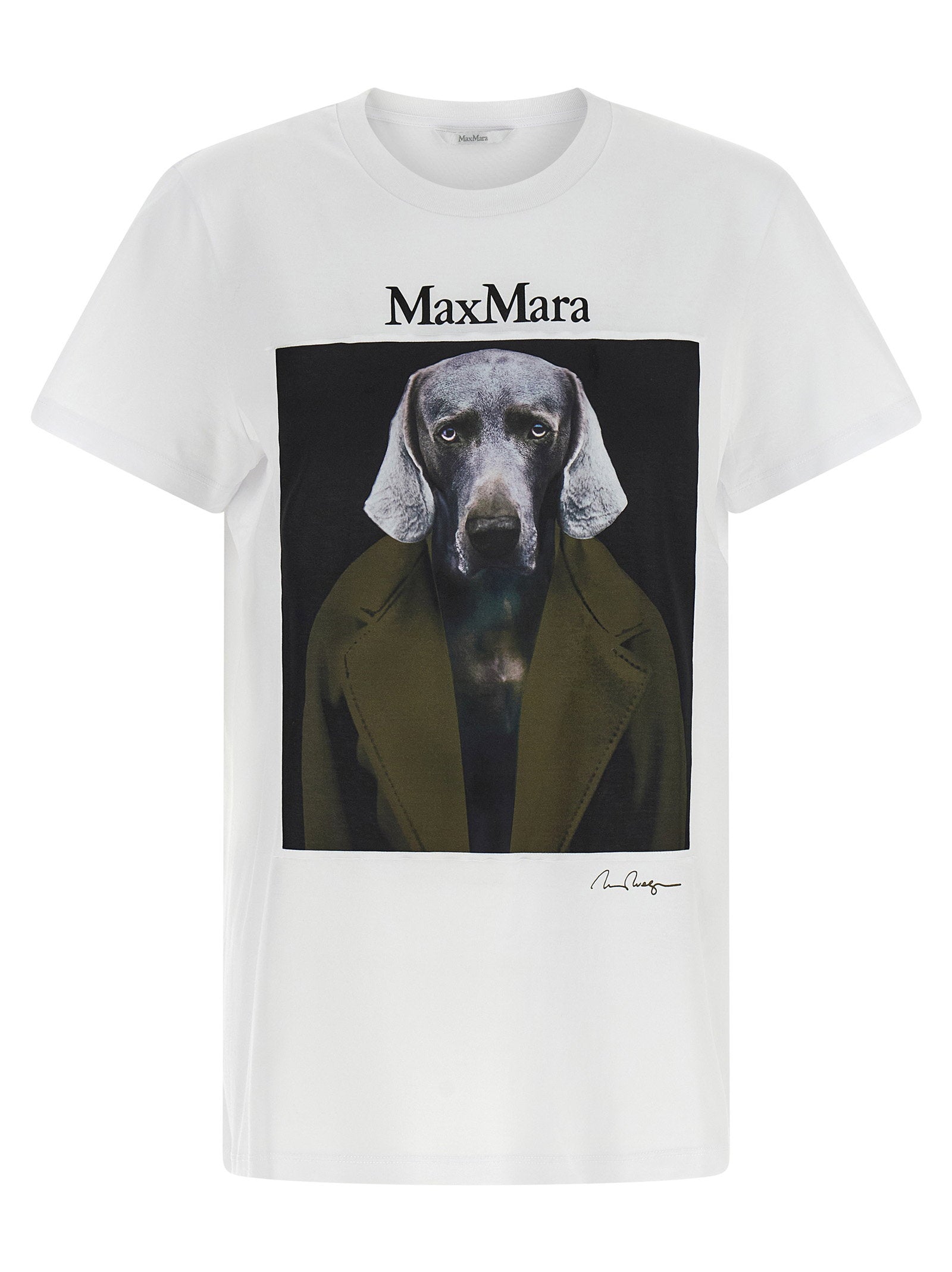 Max Mara Mxmcalca T-shirt – 100% cotton