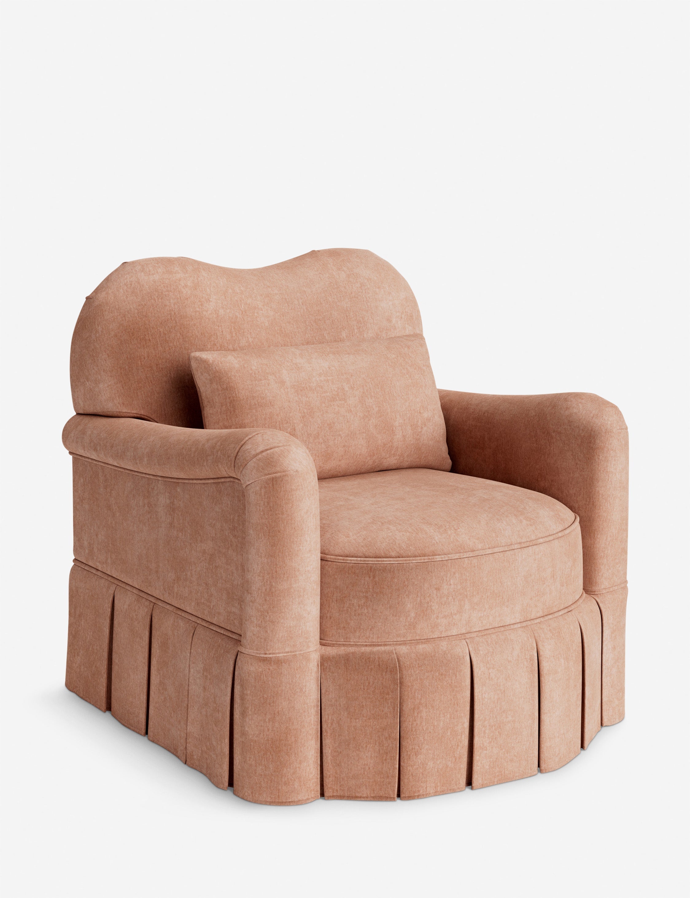 Lulu and Georgia Middleton Skirted Accent Chair by Ginny Macdonald - view 74