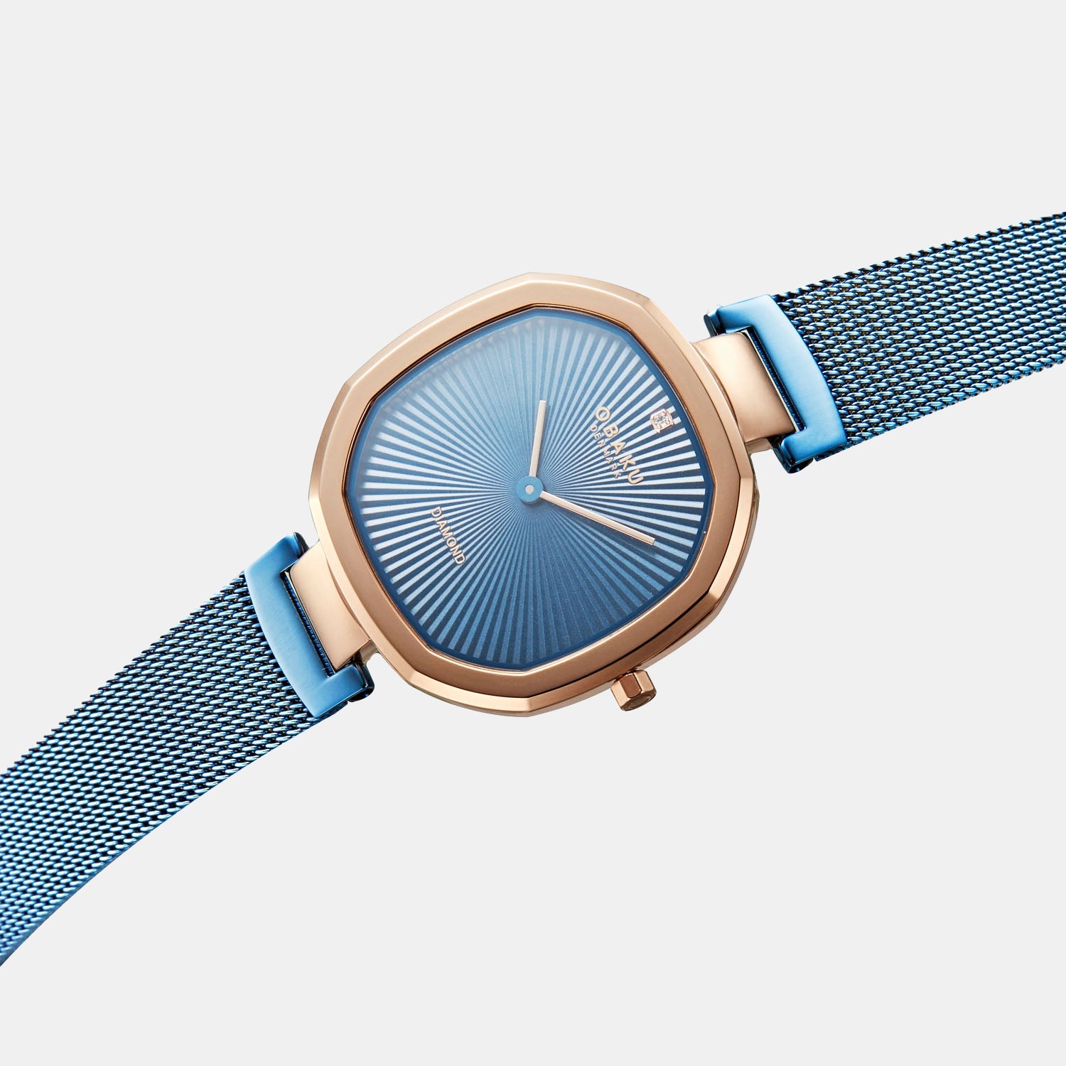 Obaku Brilliant Women Quartz Blue Dial Analog Stainless Steel Watch V277LXVMMA - view 2