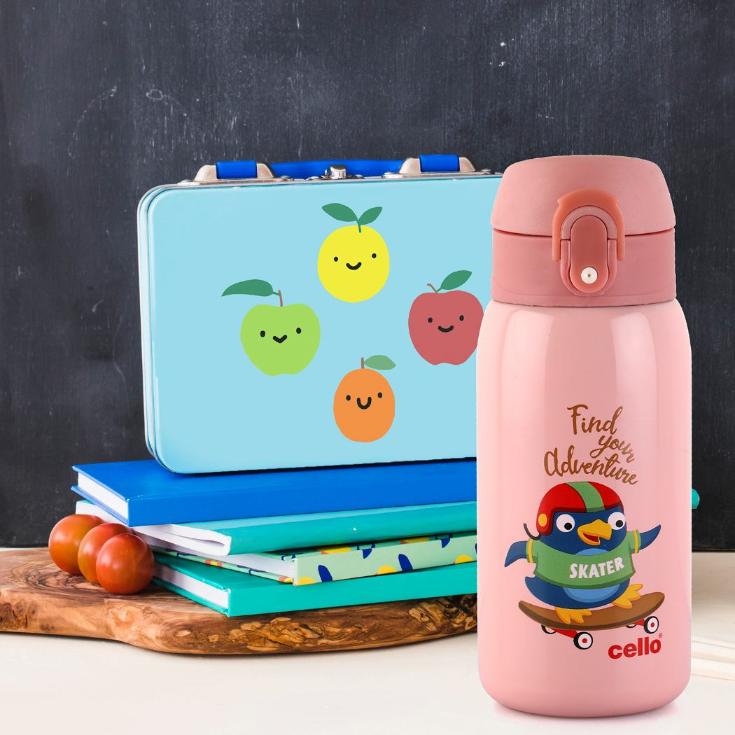 Cello Junior 375 Hot & Cold Stainless Steel Kids Water Bottle, 375ml - view 4