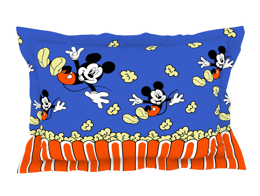 Spaces India Character Red Orange - Dark Orange 100% Cotton Double Bedsheet - Disney Mickey By Welspun - view 5